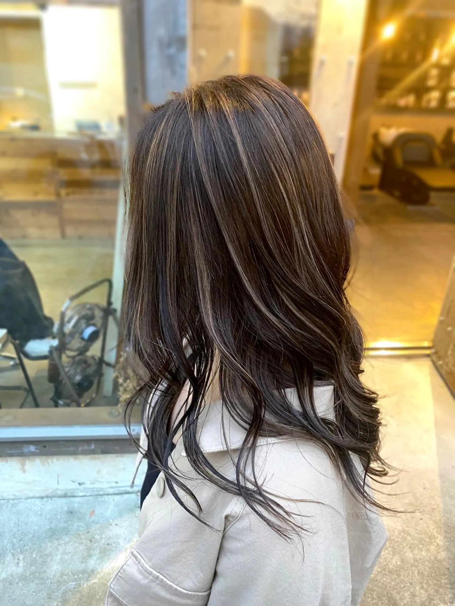 セミロング カラー VIF所属・🗻飯田誠也🗻 カットカラー得意のヘアスタイル