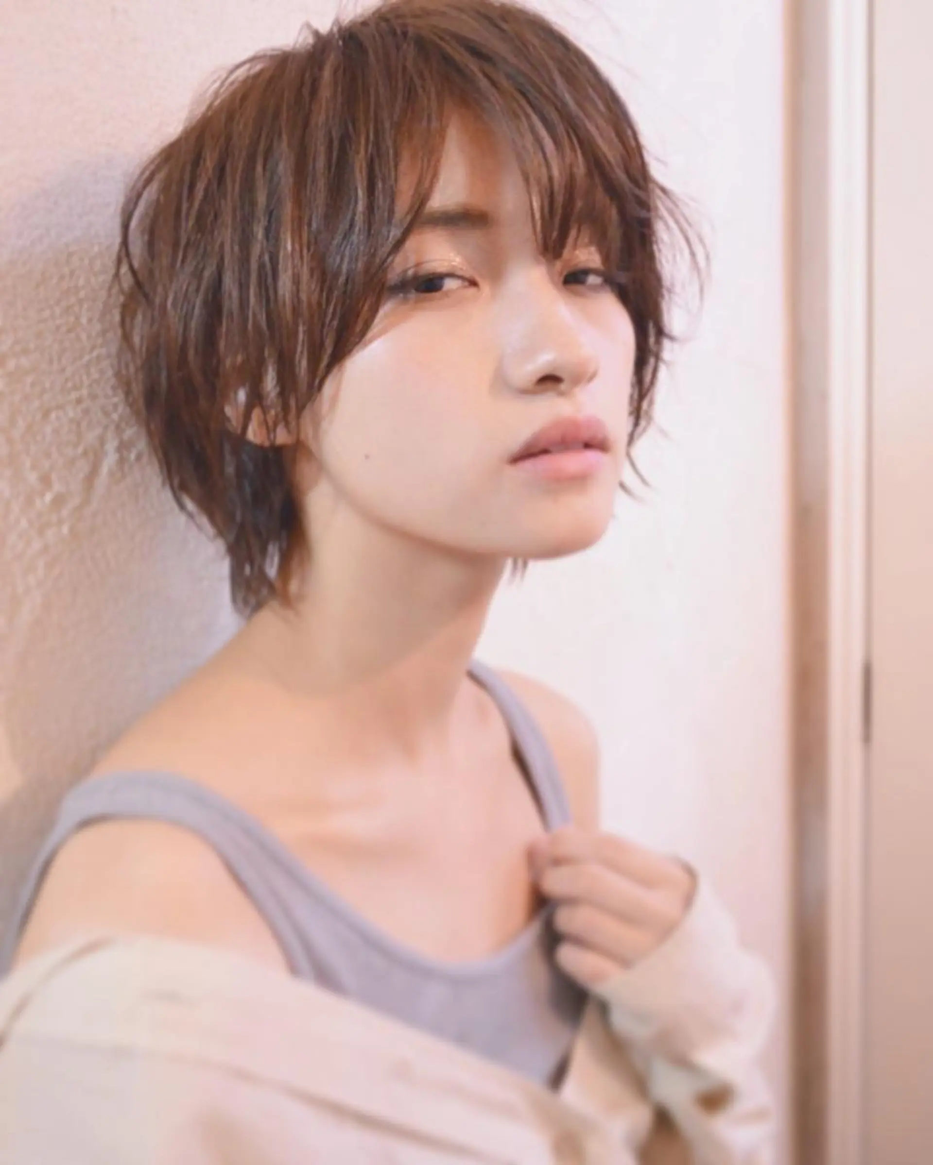 ショート カラー パーマ 小顔ショート✁ ⁂Yukari⁂のヘアスタイル