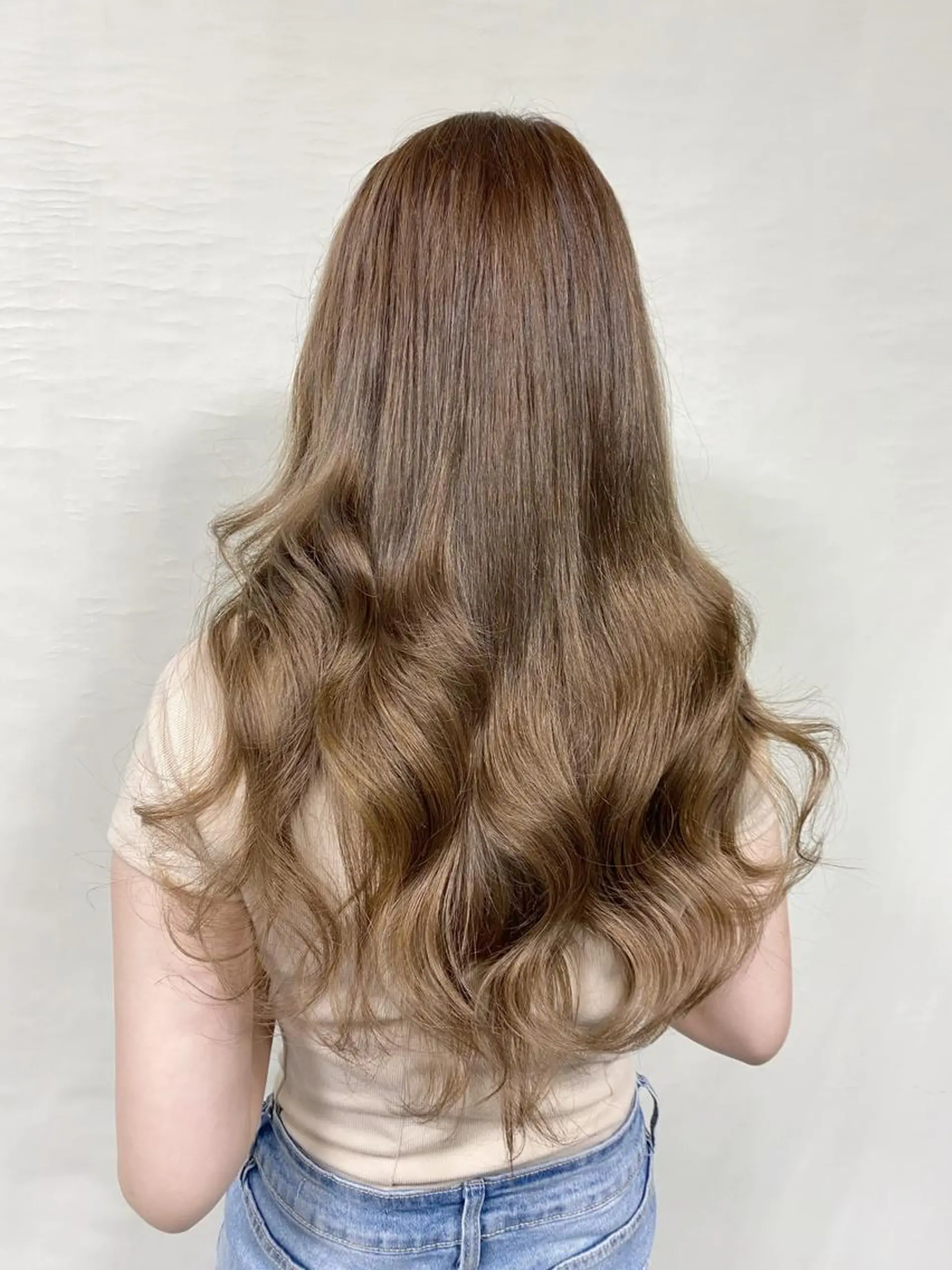 ロング カラー ヘアアレンジ 透明感カラー グレージュ エクステ 外国人風カラー 髪質改善【縮毛矯正】 美髪ボブを量産する人のヘアスタイル