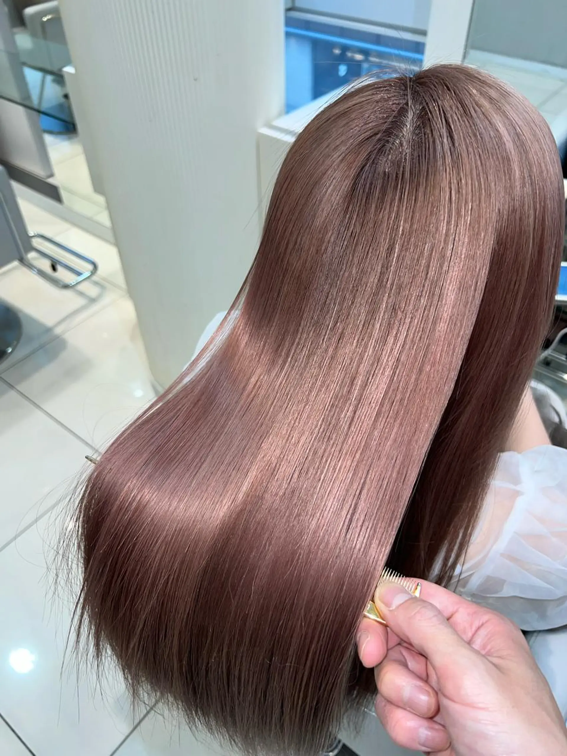 ロング カット ヘアカラー トリートメント 縮毛矯正/髪質改善 /ブリーチ/東陽町✨のヘアスタイル