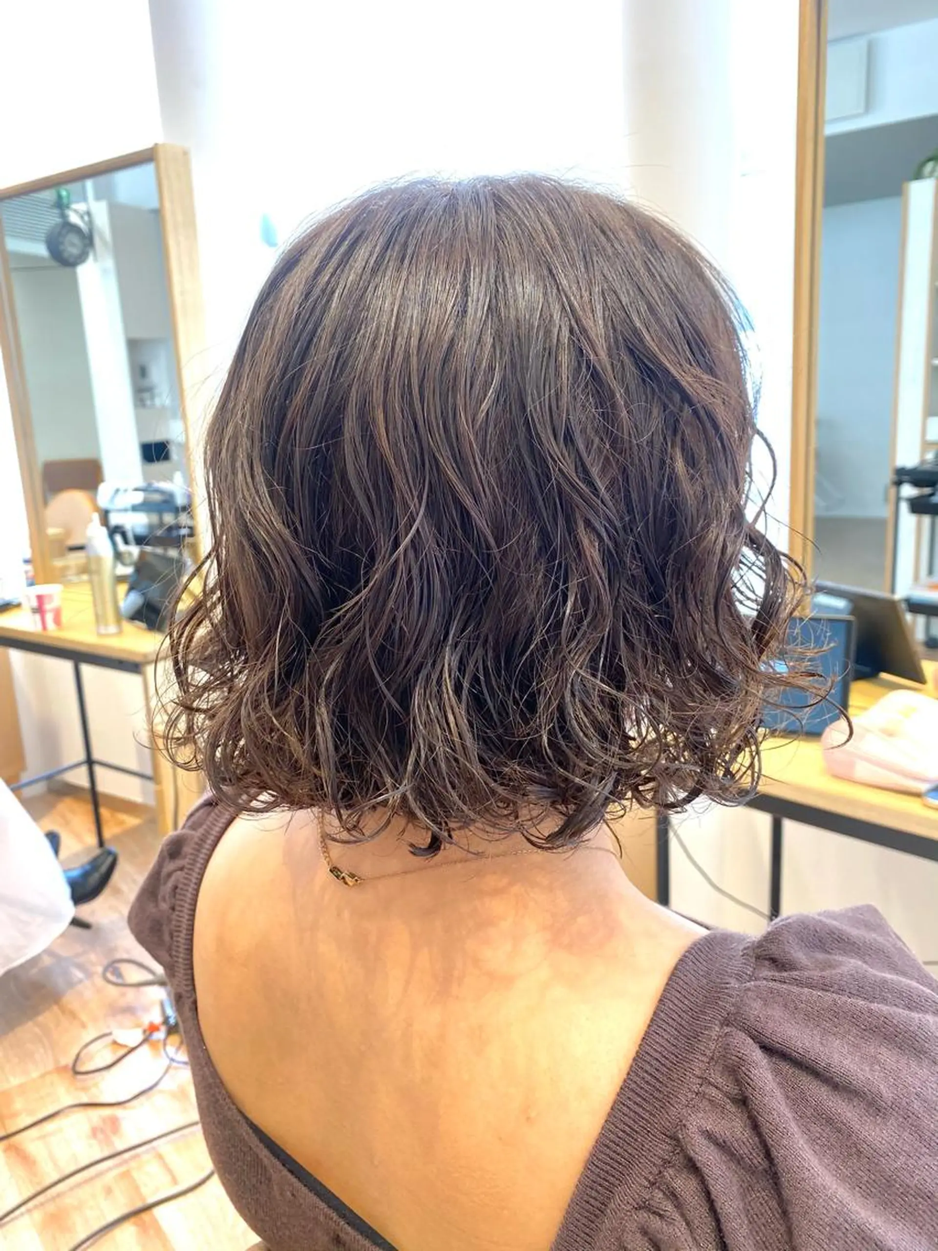 ミディアム パーマ カット パーマ ❤️パーマ美容師✂︎ 井口美緒のヘアスタイル