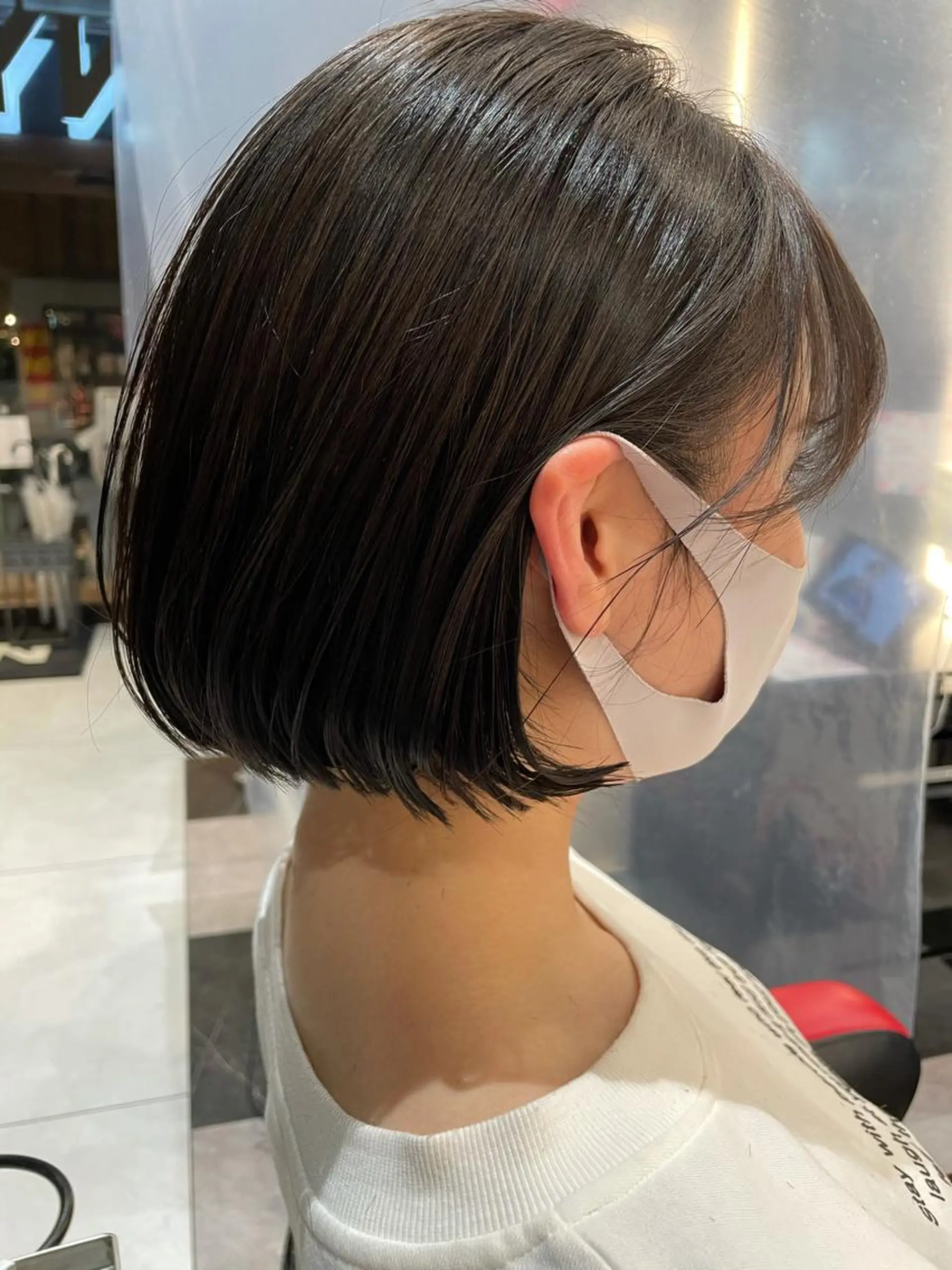 ショート ショートボブ ボブ ショートヘア メンズヘア特化 崎田 成人のヘアスタイル