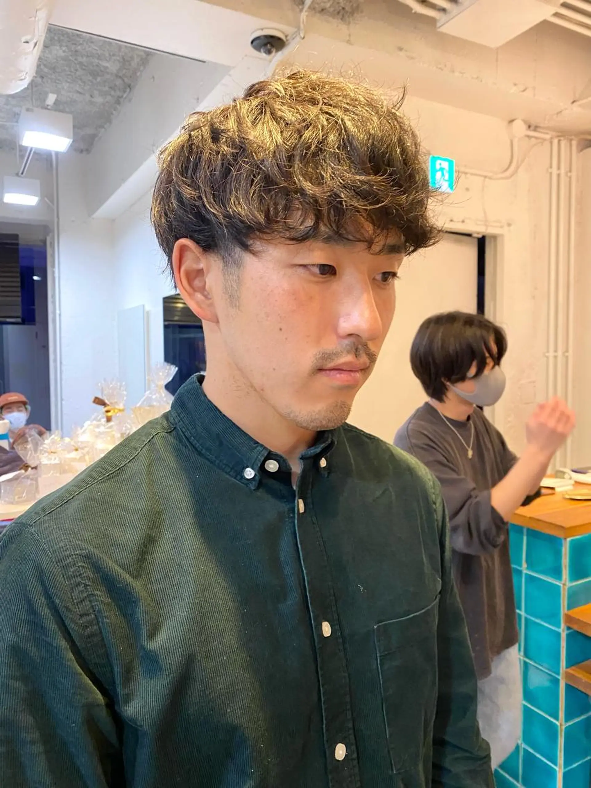 ショート メンズ トリートメント おしゃれパーマ メンズ特化/みーまんのヘアスタイル