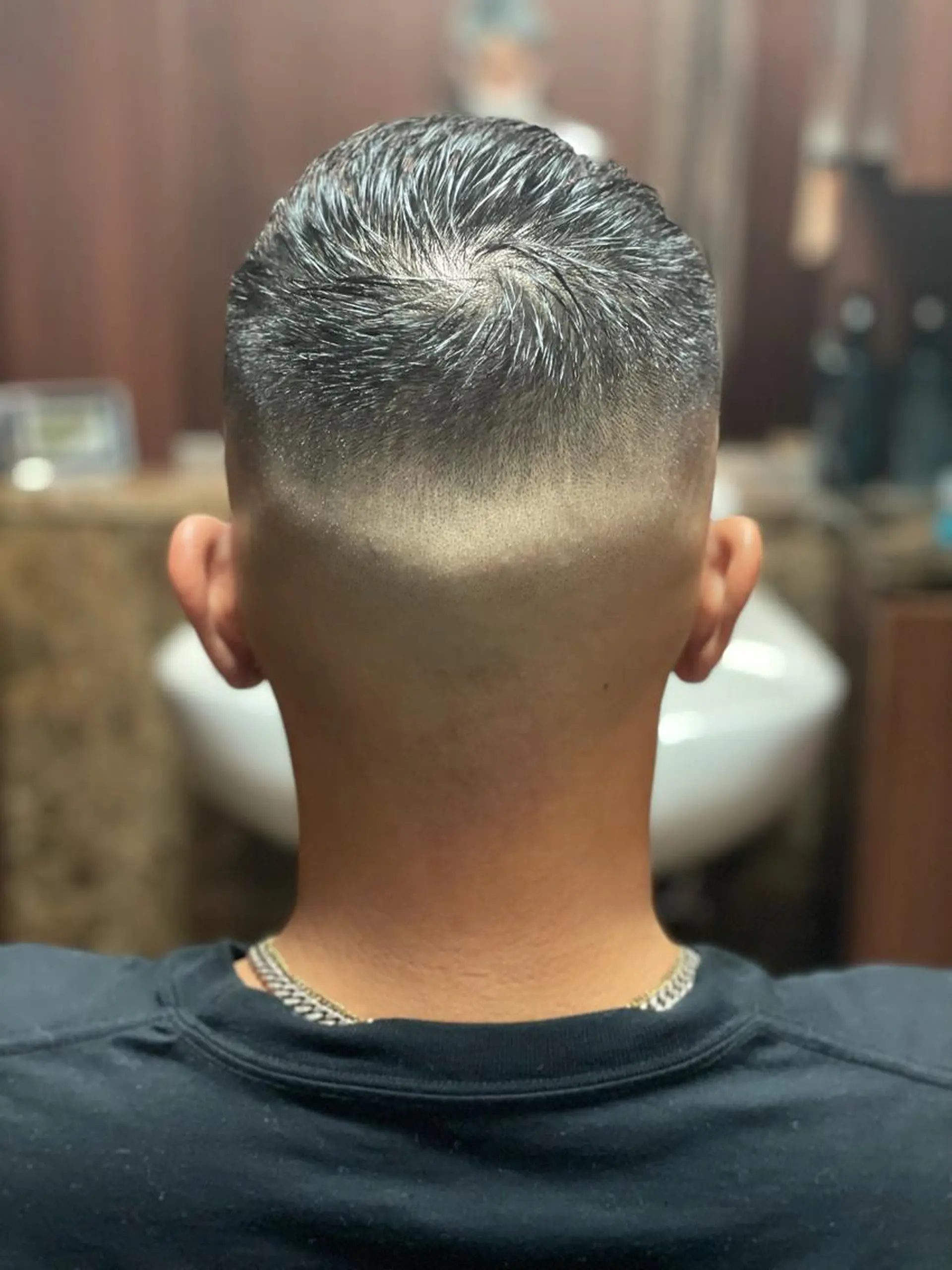 ショート ヒロ銀座バーバーショップ広島本店所属・中越 仁一郎のヘアスタイル