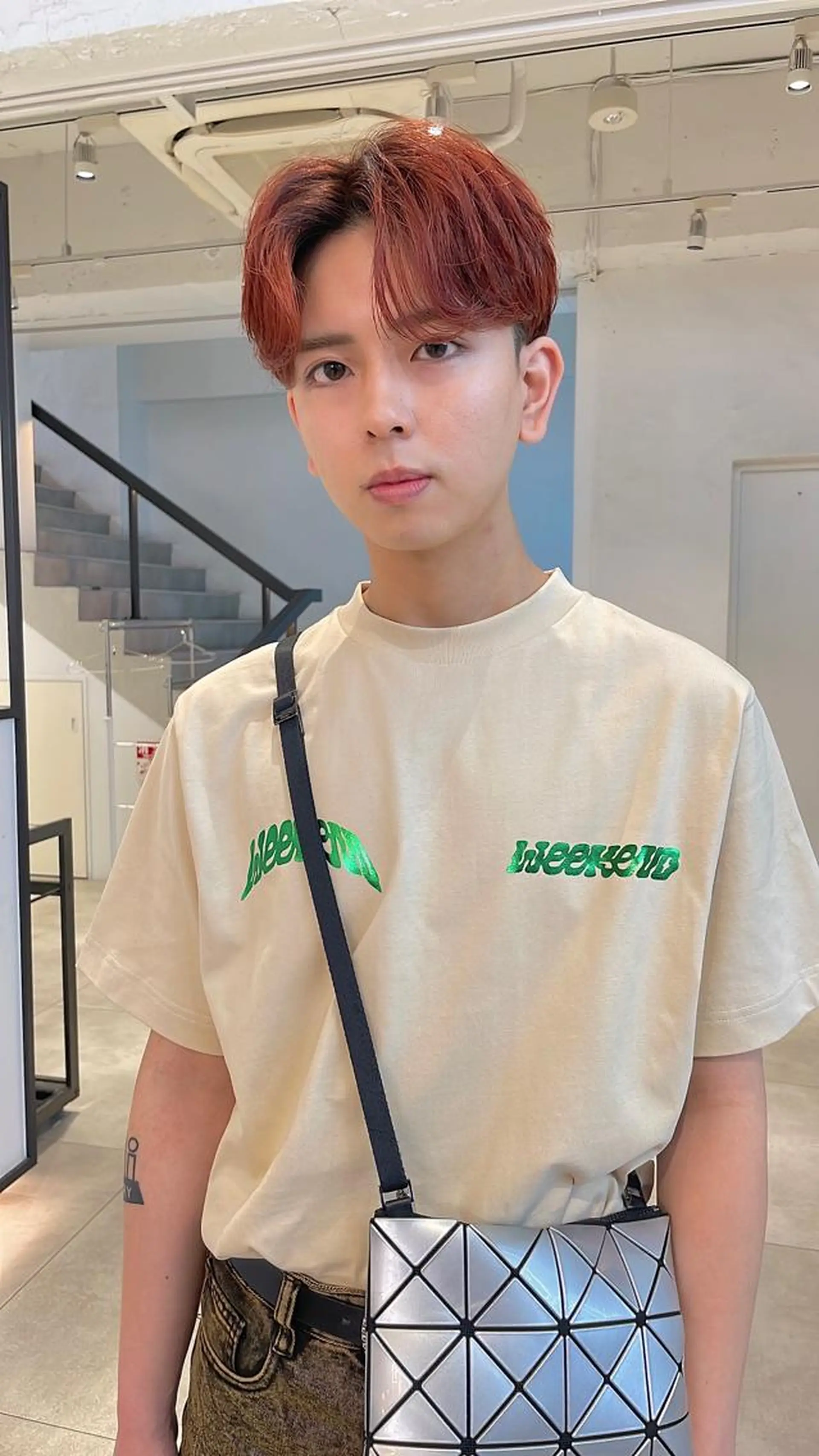 ミディアム パーマ メンズ カット パーマ 🇰🇷カルマパーマ kaito🇰🇷のヘアスタイル