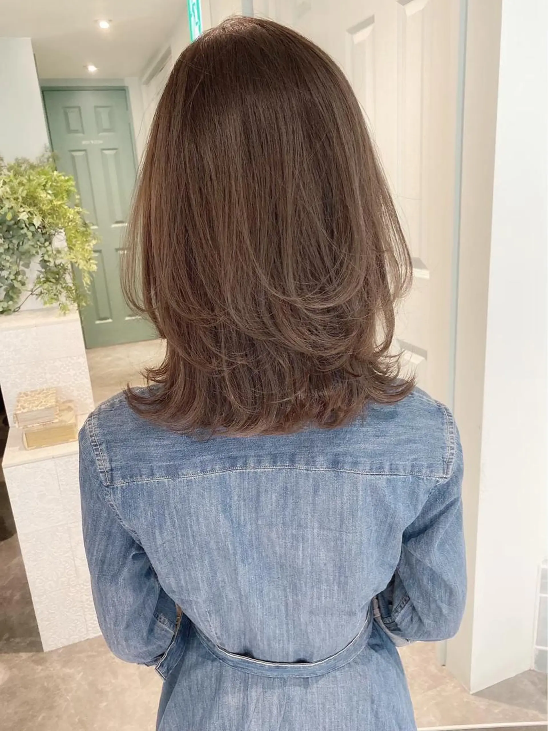 カラー 脱白髪染め/ 髪質改善/ハクのヘアスタイル