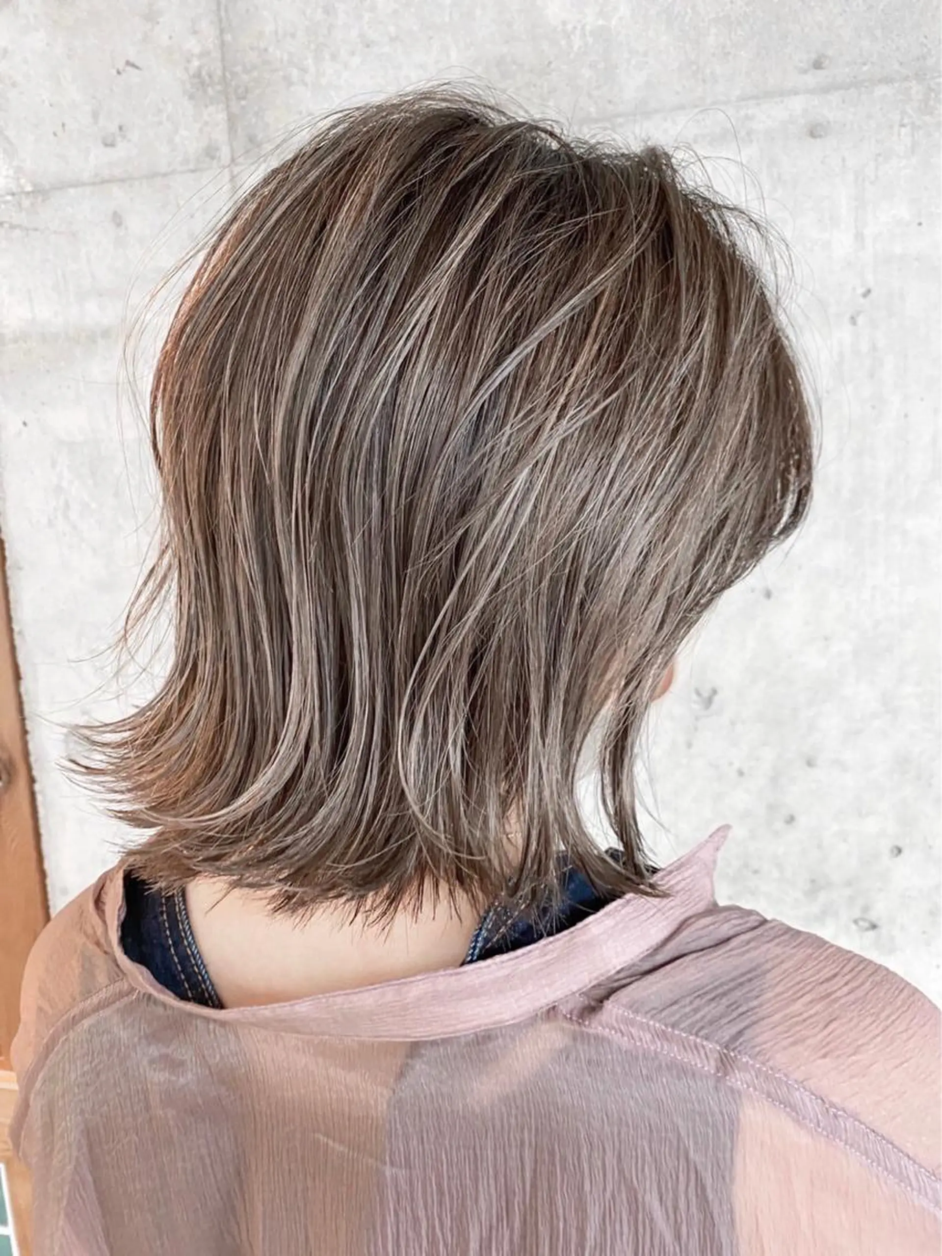 ミディアム カラー パーマ メンズ 南堀江🌿パーマ Tetsu【テツ】のヘアスタイル