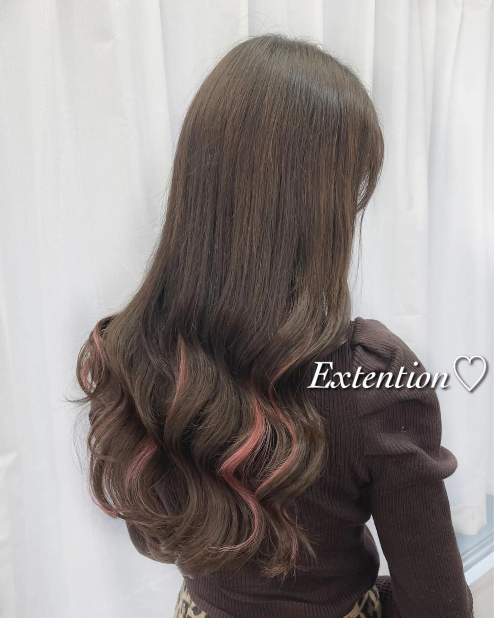 セミロング カット エクステ ヘアセット 韓国ヘア🤍髪質改善 🇰🇷AKANEのヘアスタイル