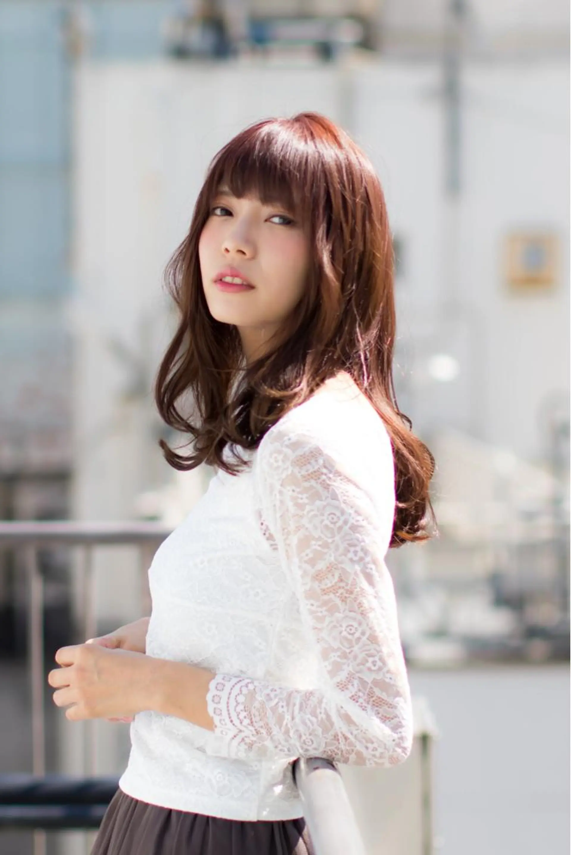 セミロング カラー アッシュ ピンクカラー ピンクアッシュ 銀座🤍ボブ/ ミディアム/佐野夢美のヘアスタイル