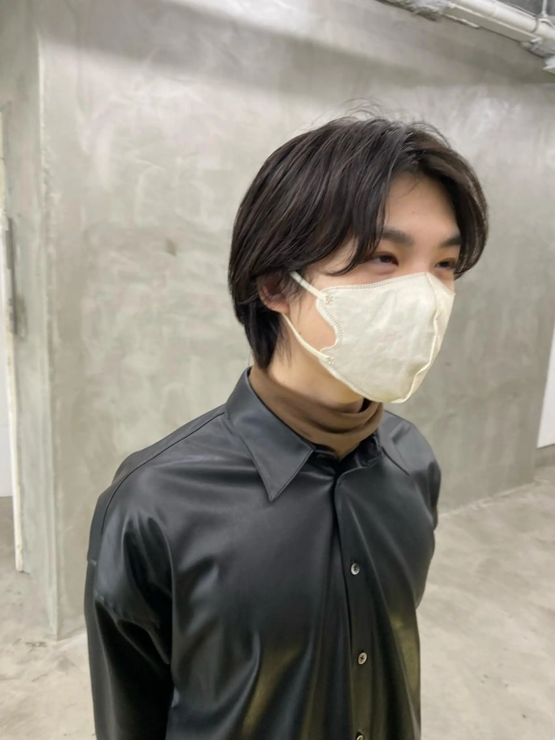 ミディアム カラー パーマ メンズ yiye 青山所属・無料カットモデル募集 🌱ひょうがのヘアスタイル