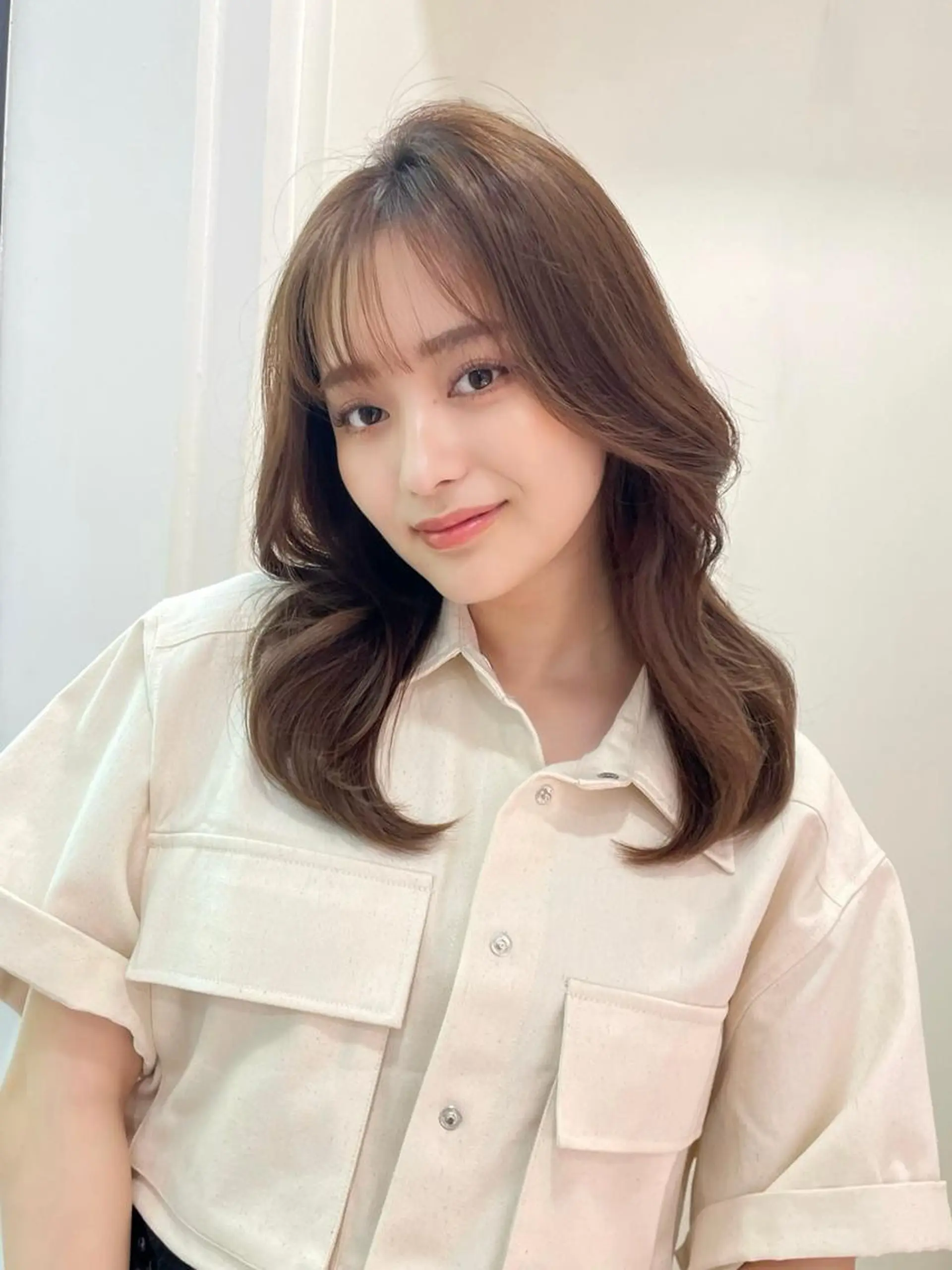 セミロング 【地毛風縮毛矯正】 ヒカルのヘアスタイル