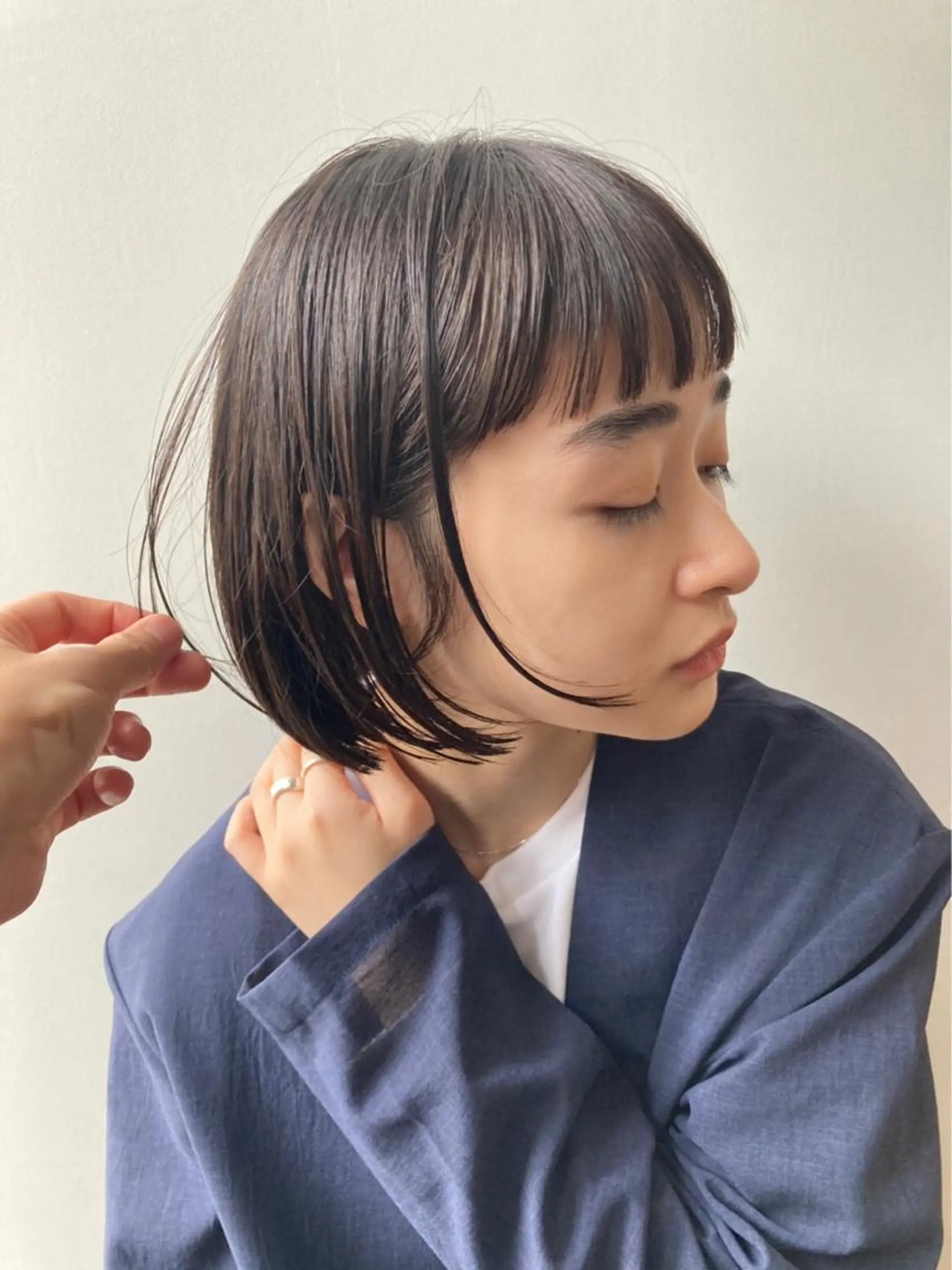 ショート カラー THE DAY所属・AKI HASHIMOTOのヘアスタイル