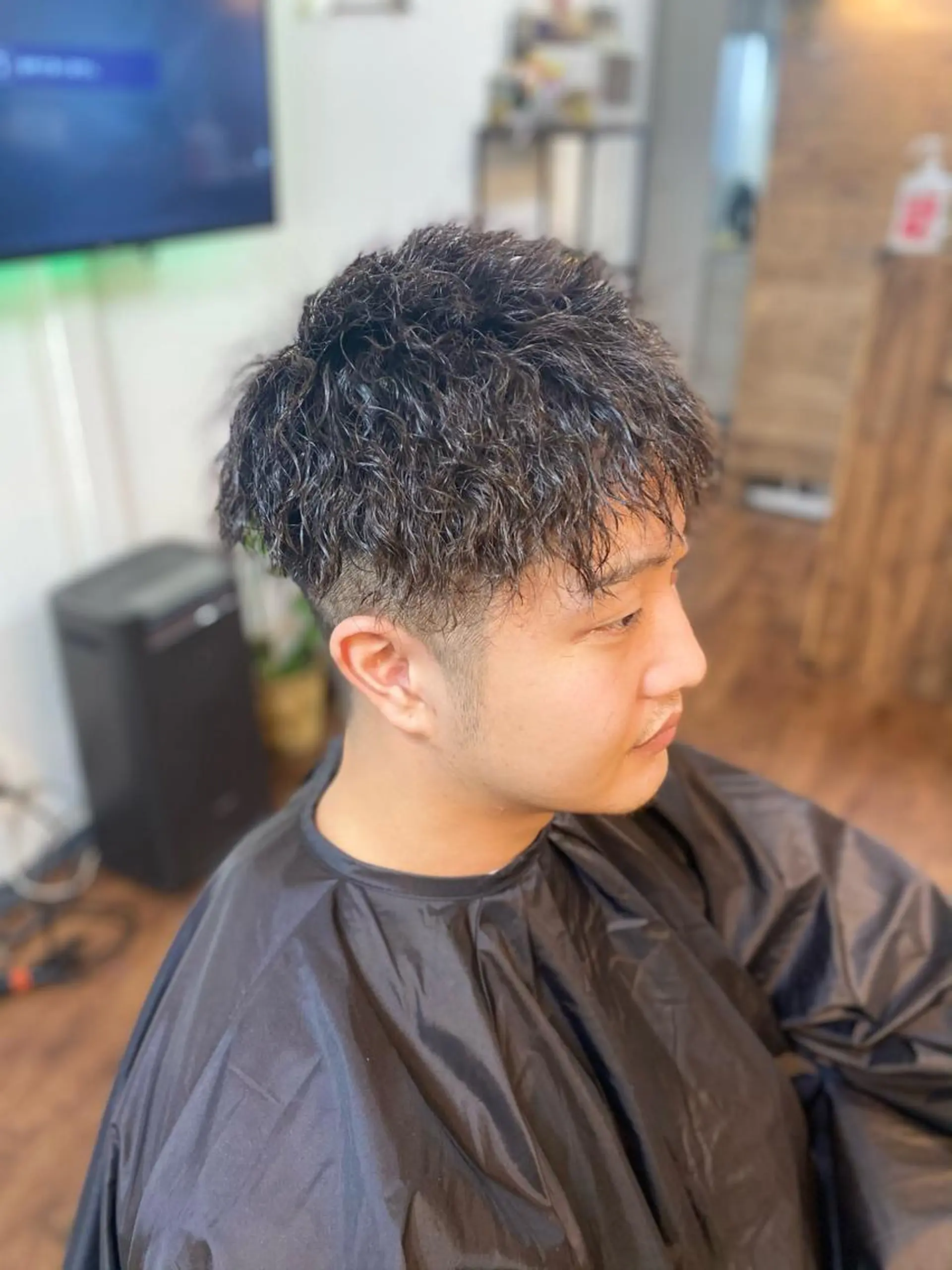 ショート パーマ メンズ Lizir  ルズィール所属・Luzir⭐︎ GEN⭐︎のヘアスタイル
