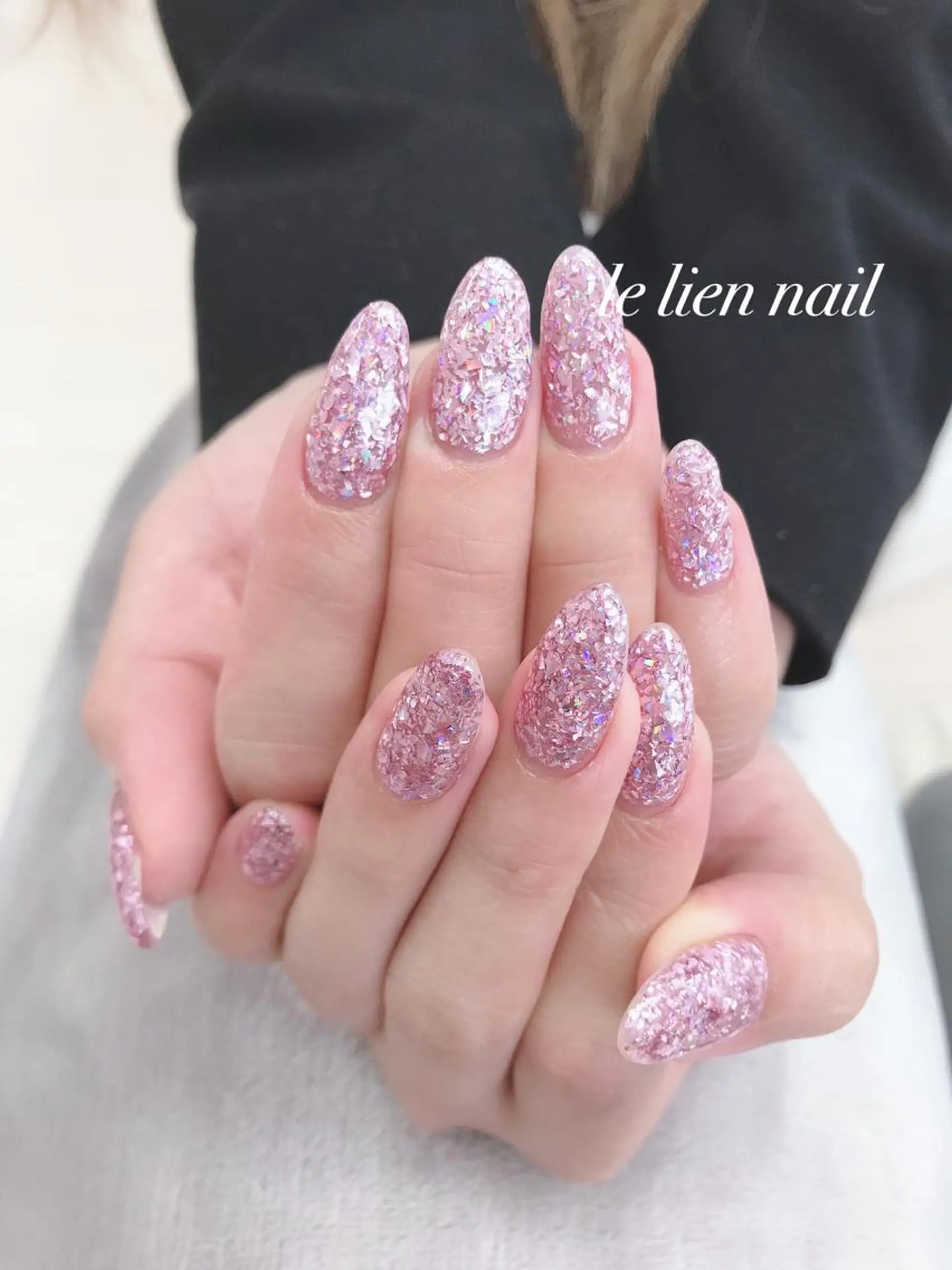 ロング le lien nailのネイルデザイン