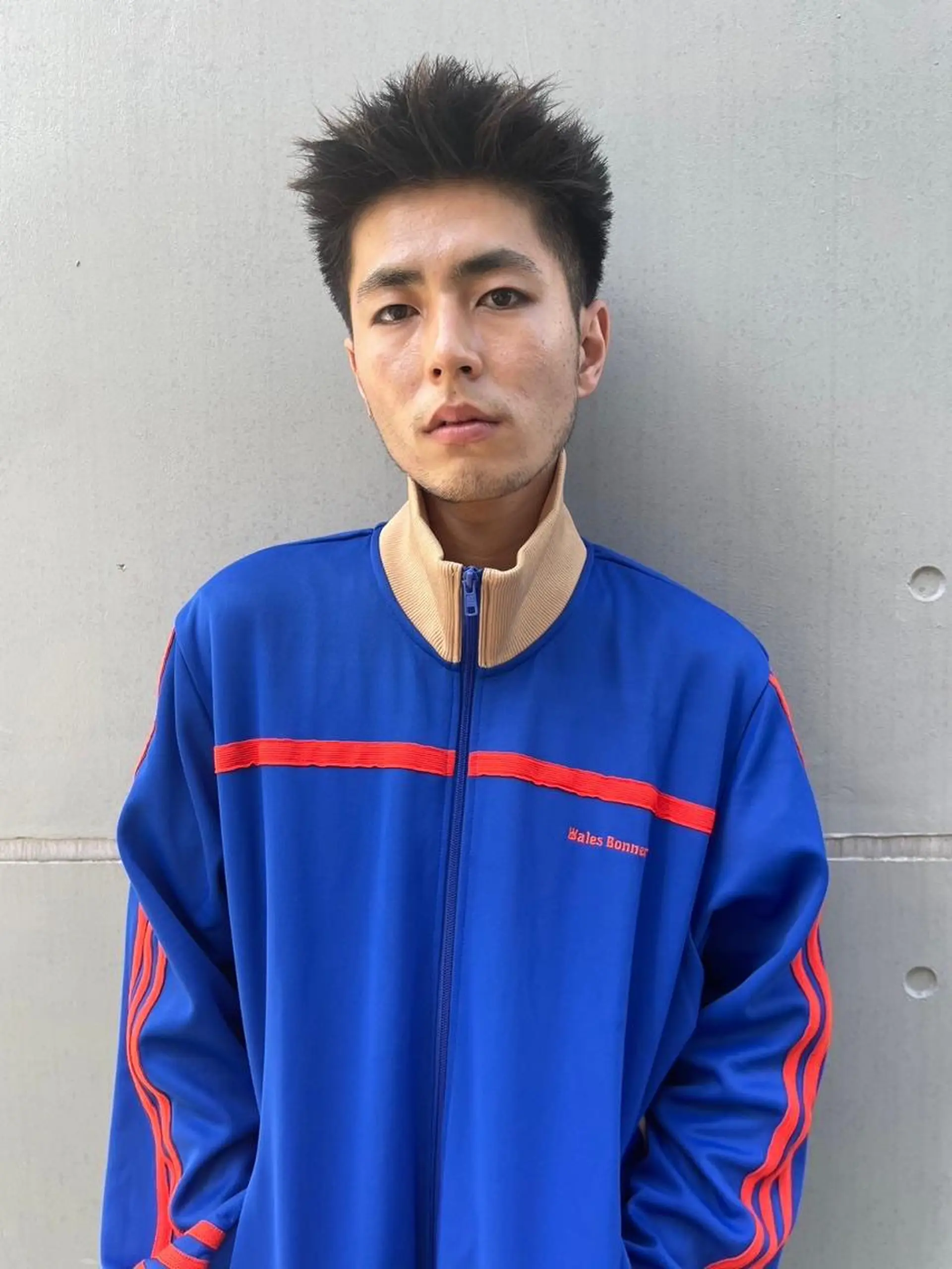 カラー パーマ ショート メンズ ショートボブ メンズブリーチ メンズハイライト メンズインナーカラー メンズ韓国風 カット パーマ CEINE＋ officialのヘアスタイル