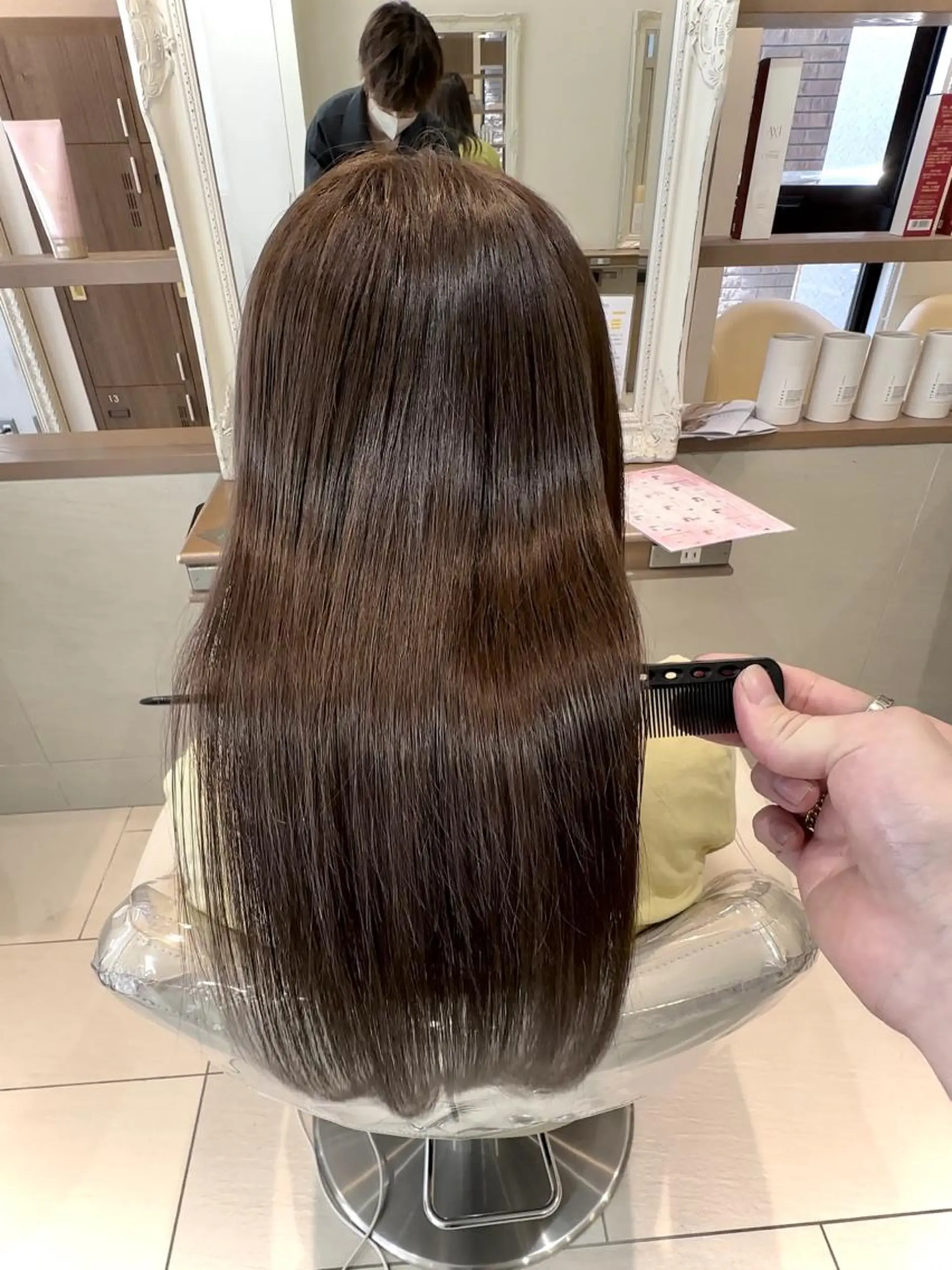 ロング カラー 横山 直輝のヘアスタイル