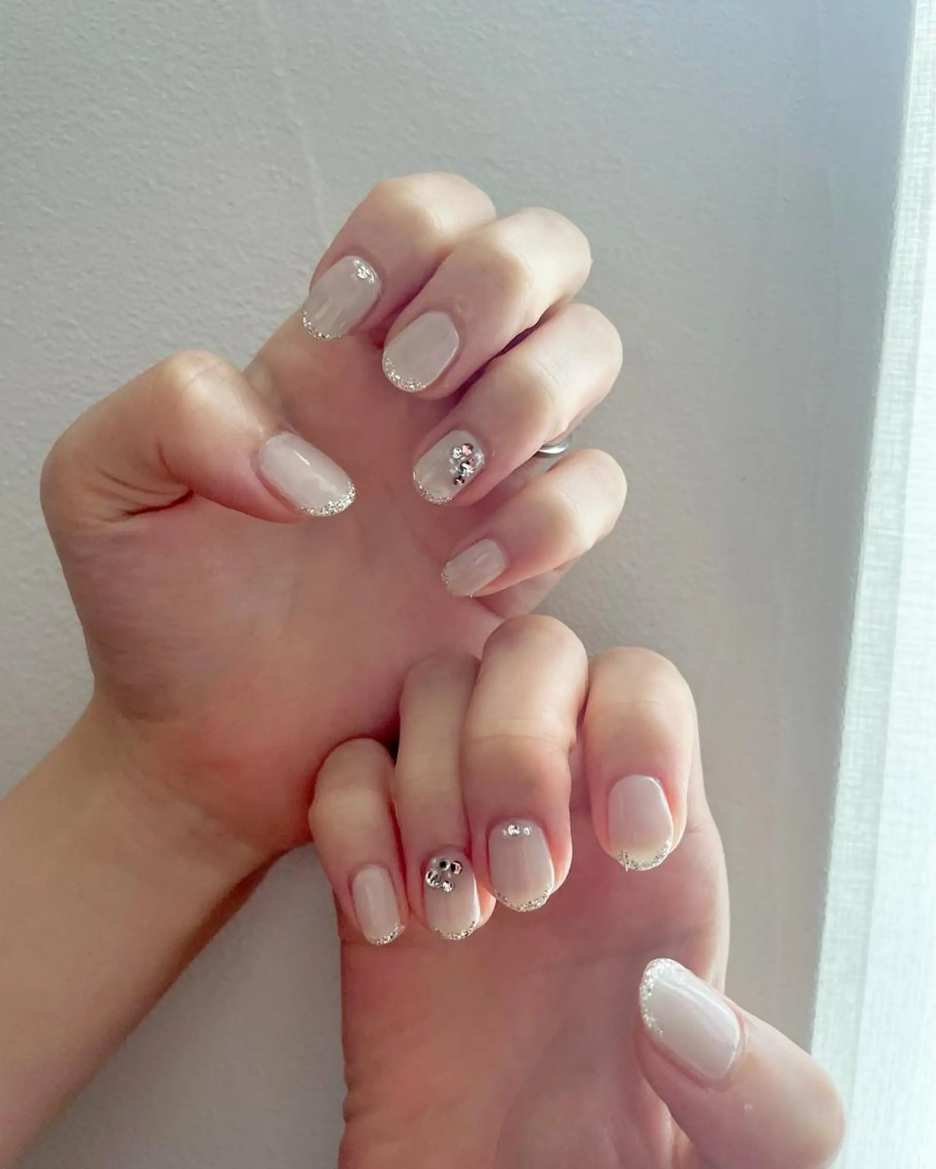 ネイル フットネイル ジェルネイル 韓国ネイル ニュアンスネイル シンプルネイル 甲府市徳行 🧸prunelleのネイルデザイン