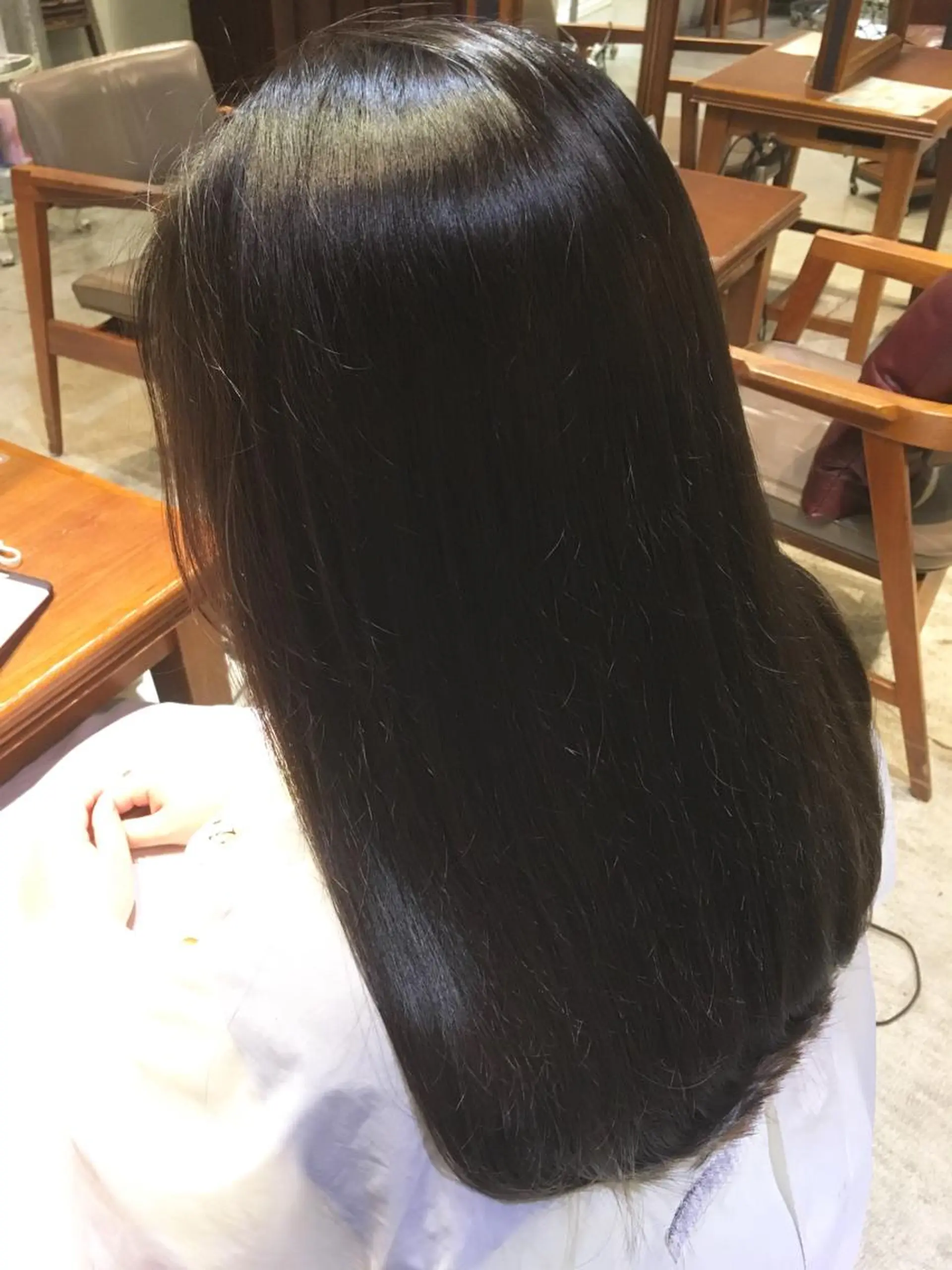 セミロング カラー アッシュ ブルーカラー 透明感カラー ツヤ美髪💐 髪質改善/高山愛来のヘアスタイル