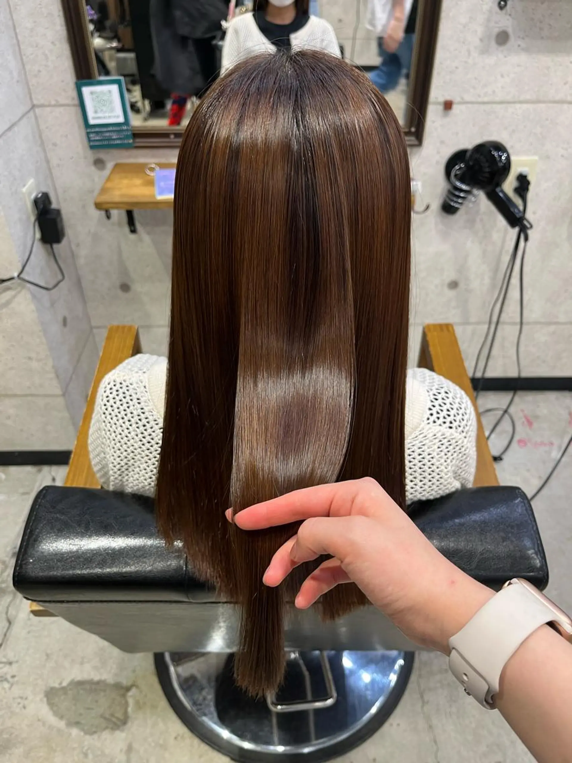 セミロング 【透明感カラー‎✨】 中島日菜のヘアスタイル