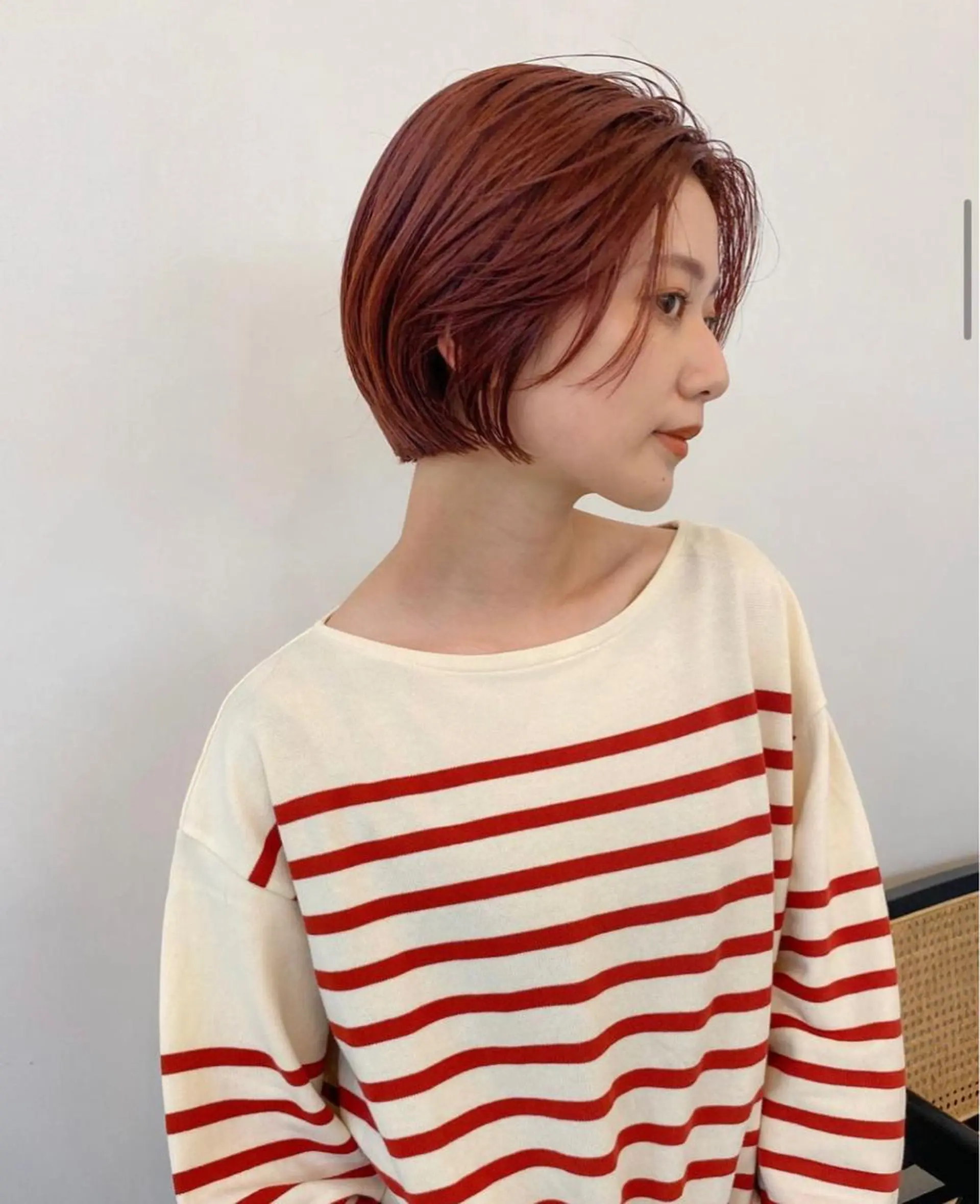 ショート カラー パーマ ヘアアレンジ ボブ ショートヘア 抜け感perm🌐 ｜kazaneのヘアスタイル