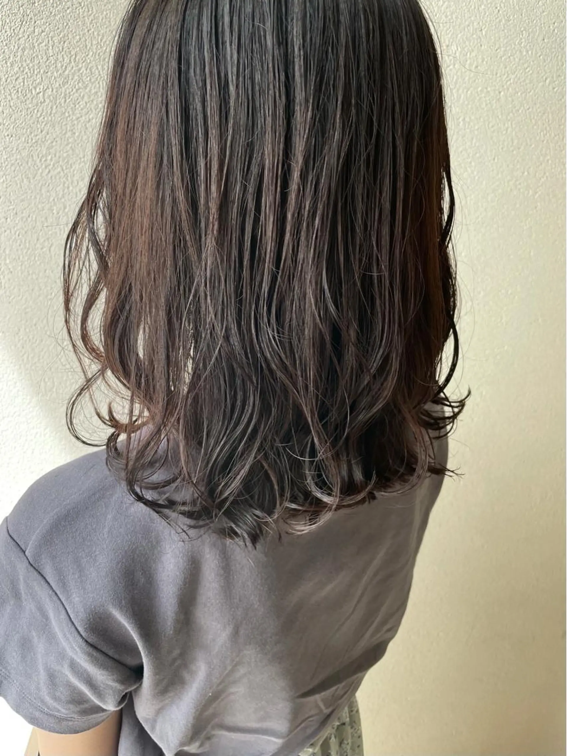 ミディアム カラー ブラウンカラー ナチュラルブラウン ヘアカラー トリートメント 沢田 瞳のヘアスタイル