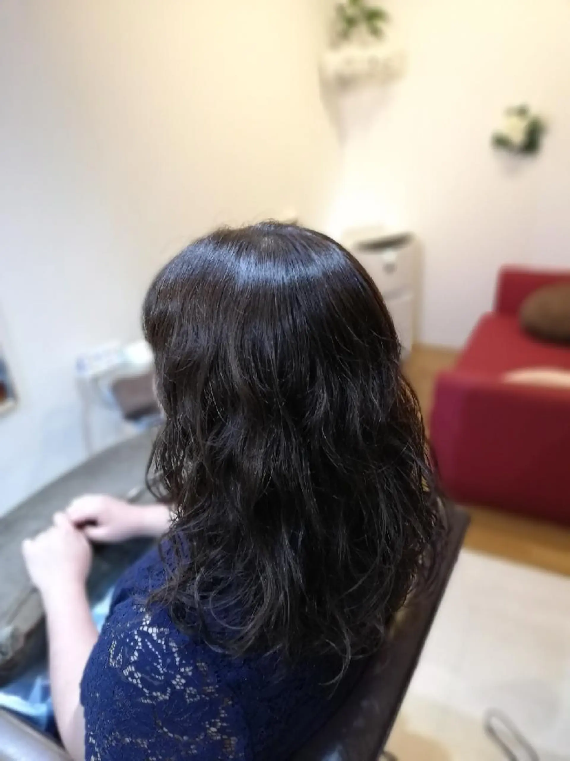 セミロング パーマ カット パーマ 北林 弘展のヘアスタイル