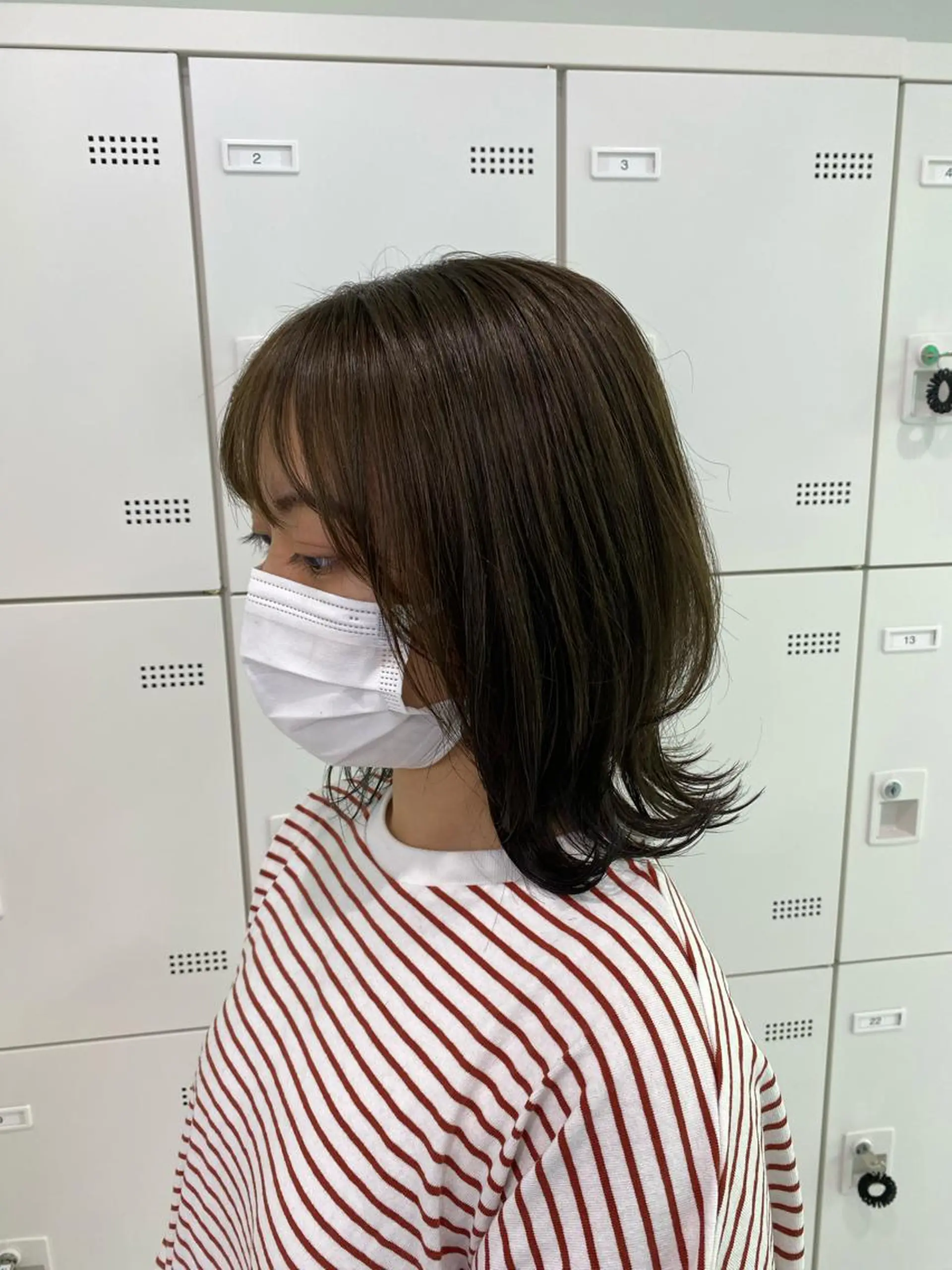 ミディアム カラー レイヤーカット レイヤー✂︎赤み消し 髪質改善/井上健太のヘアスタイル