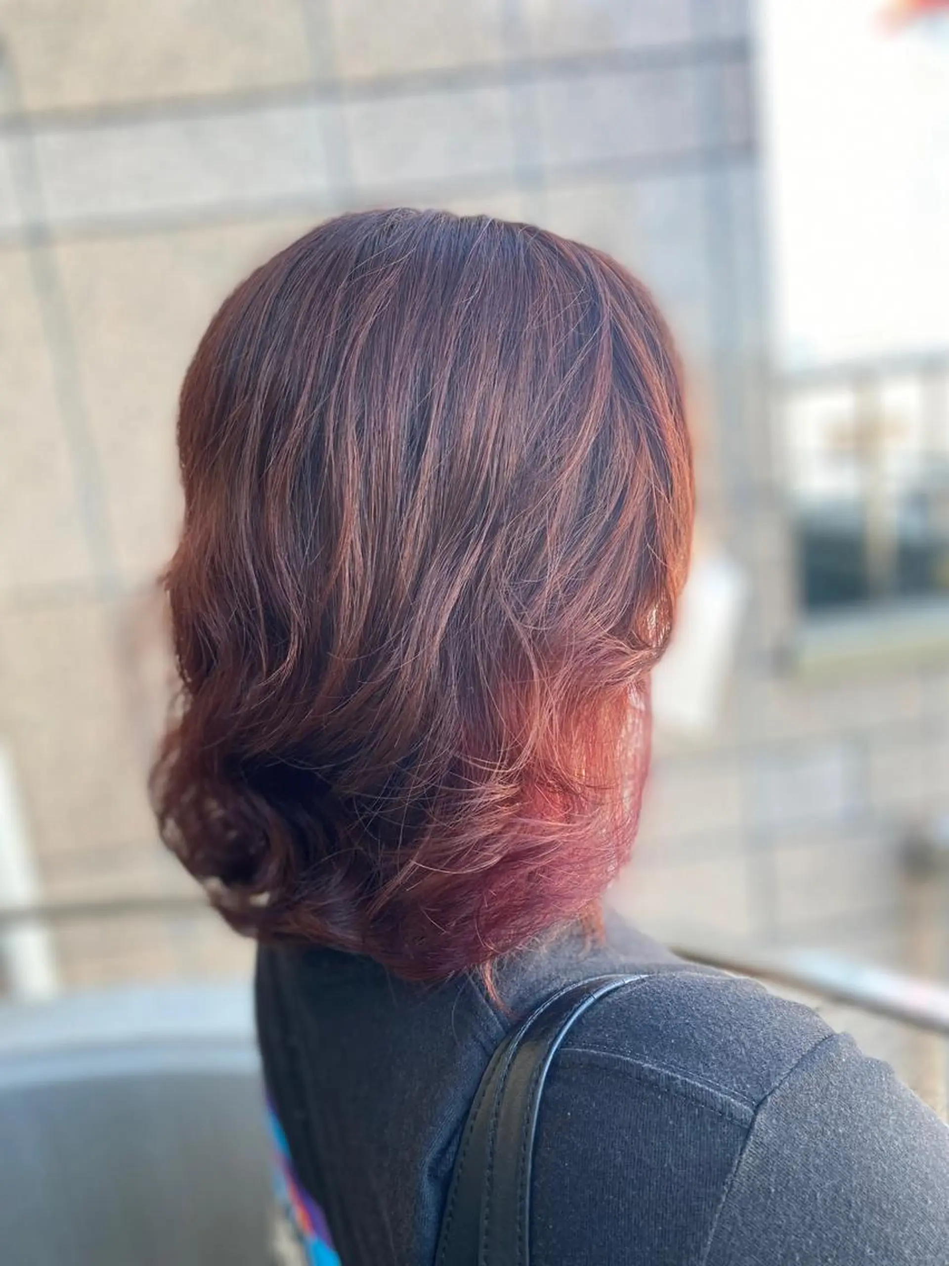 セミロング カラー ヘアカラー ヨシダ フミノリのヘアスタイル