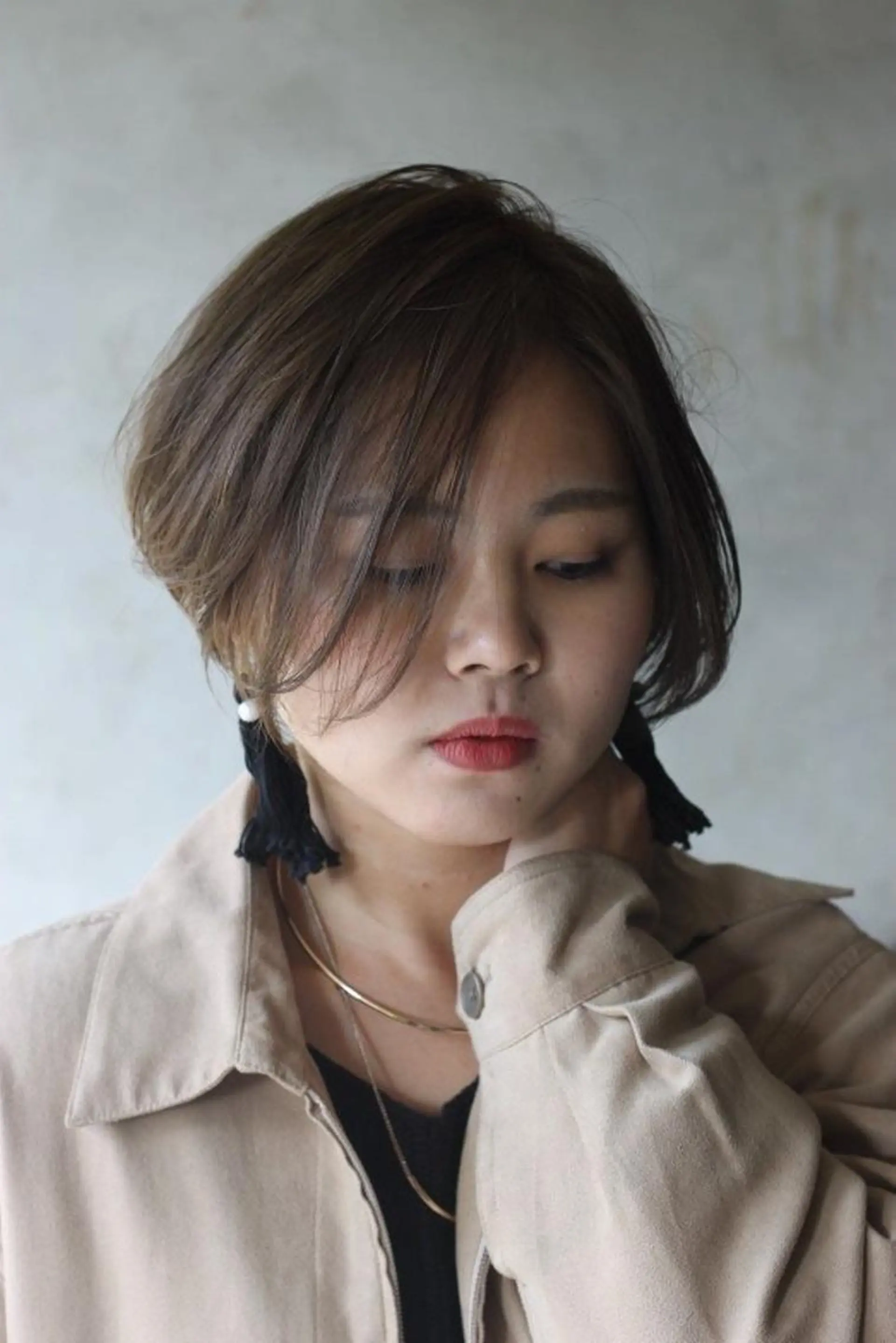 ショート ヘアアレンジ カラー 君野 彰治のヘアスタイル