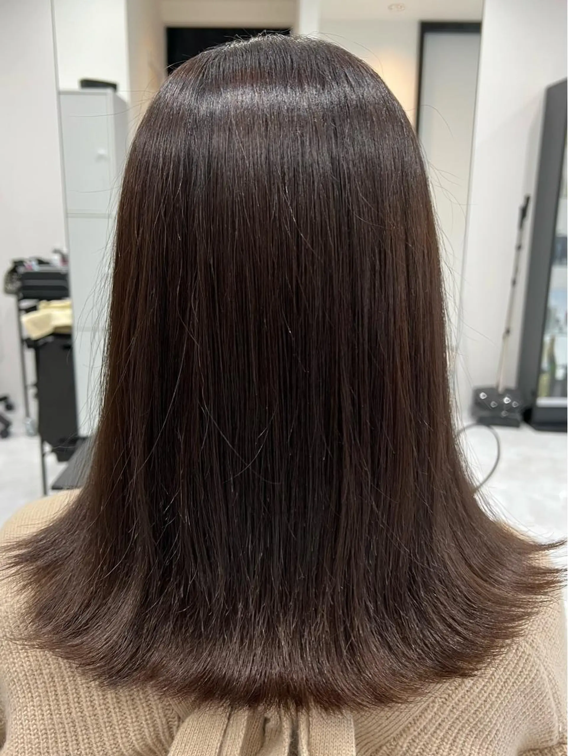 ミディアム 髪質改善 トリートメント HAIR BEAUTY Plaser所属・透明感カラー🕊️✨ Mayu🦮🩶のヘアスタイル