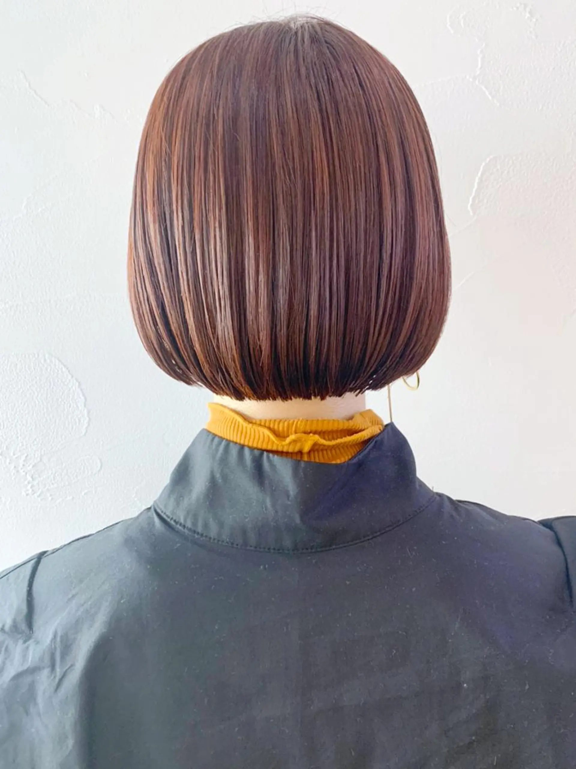 パーマ カラー ヘアアレンジ ブラウンカラー オレンジ オレンジブラウン ITbyALBUM 浦和店のヘアスタイル