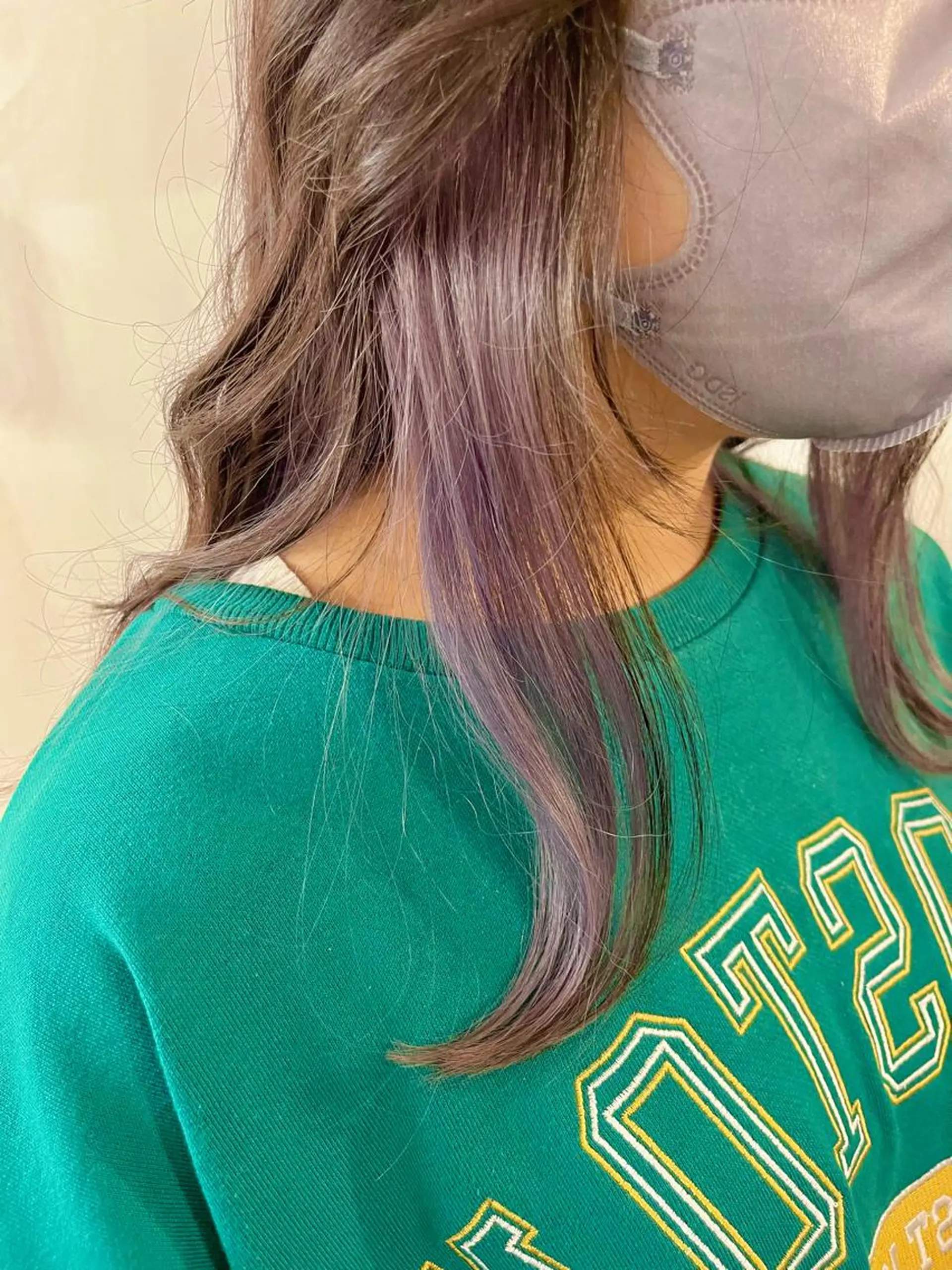 ミディアム カラー ラベンダーカラー ヘアカラー FUJINO RYOのヘアスタイル