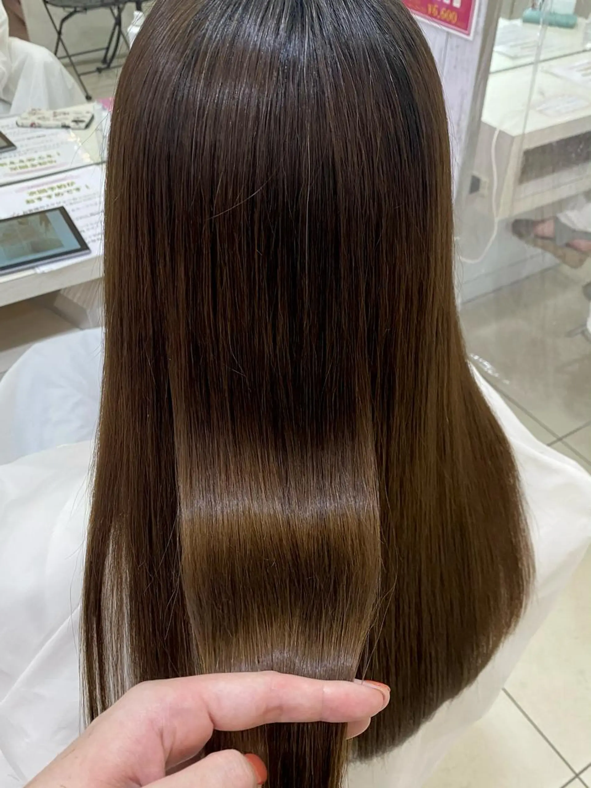 ロング カット 縮毛矯正 💎髪質改善特化/ 町田莉彩💎のヘアスタイル