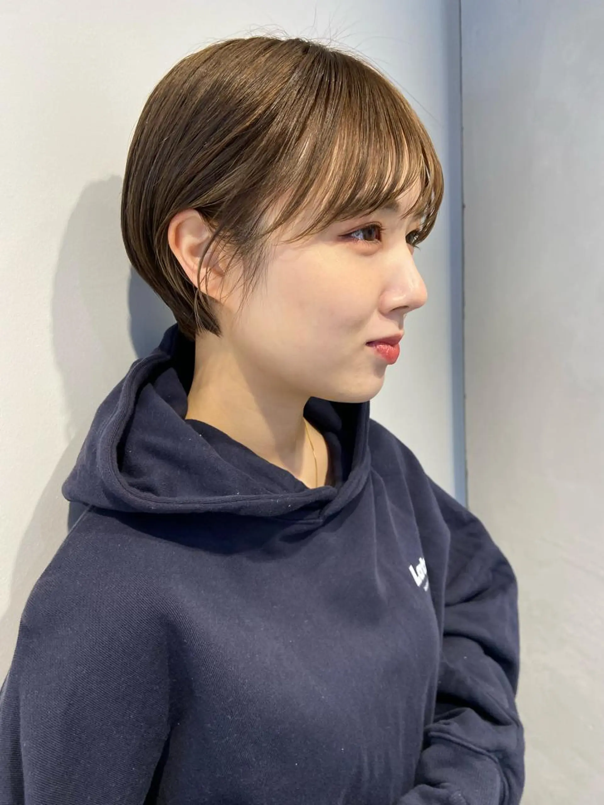 ショート カット 縮毛矯正 トリートメント 上原 みちるのヘアスタイル