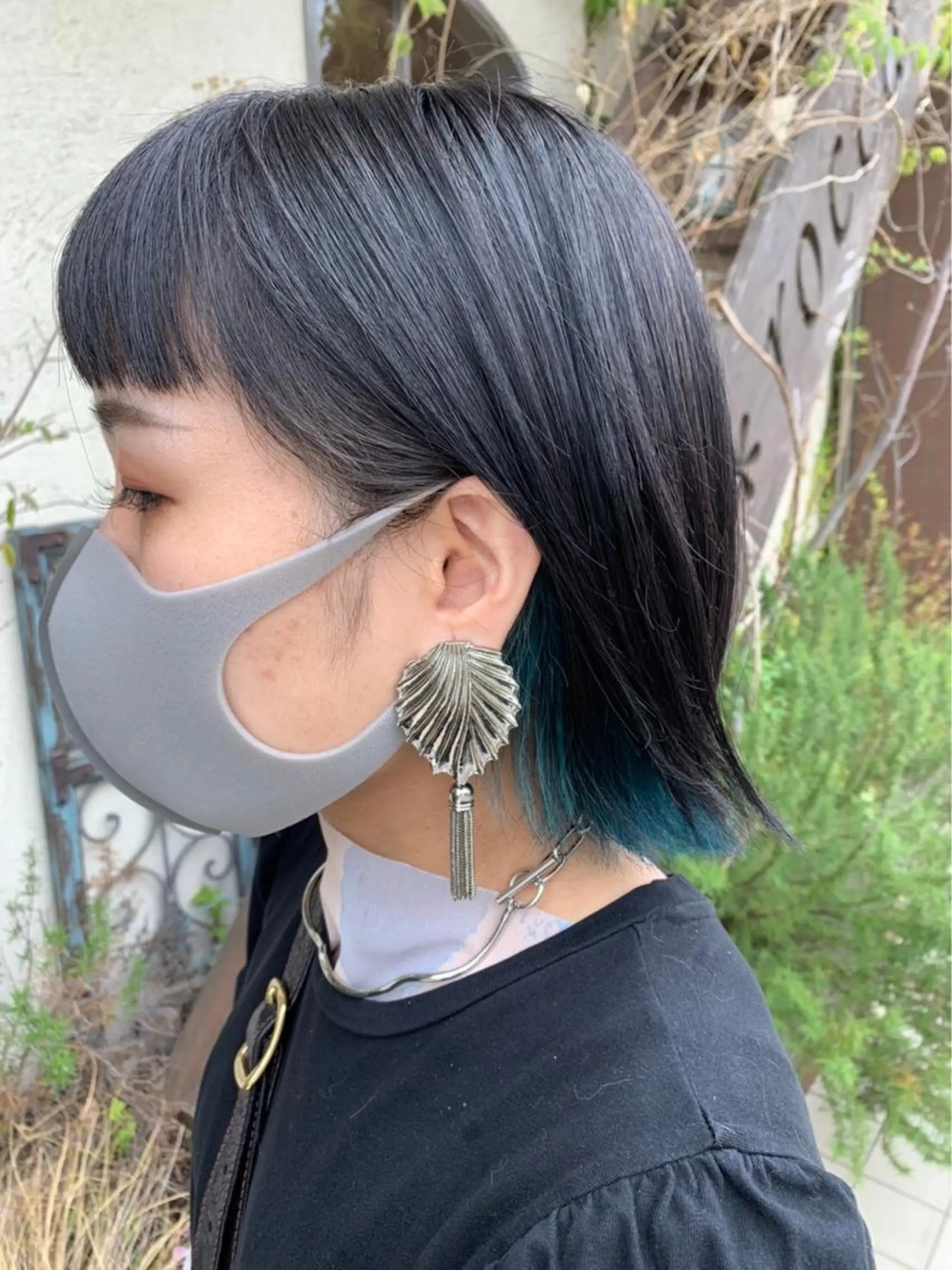 カラー ブルーカラー インナーカラー rocca所属・鮫島 連のヘアスタイル