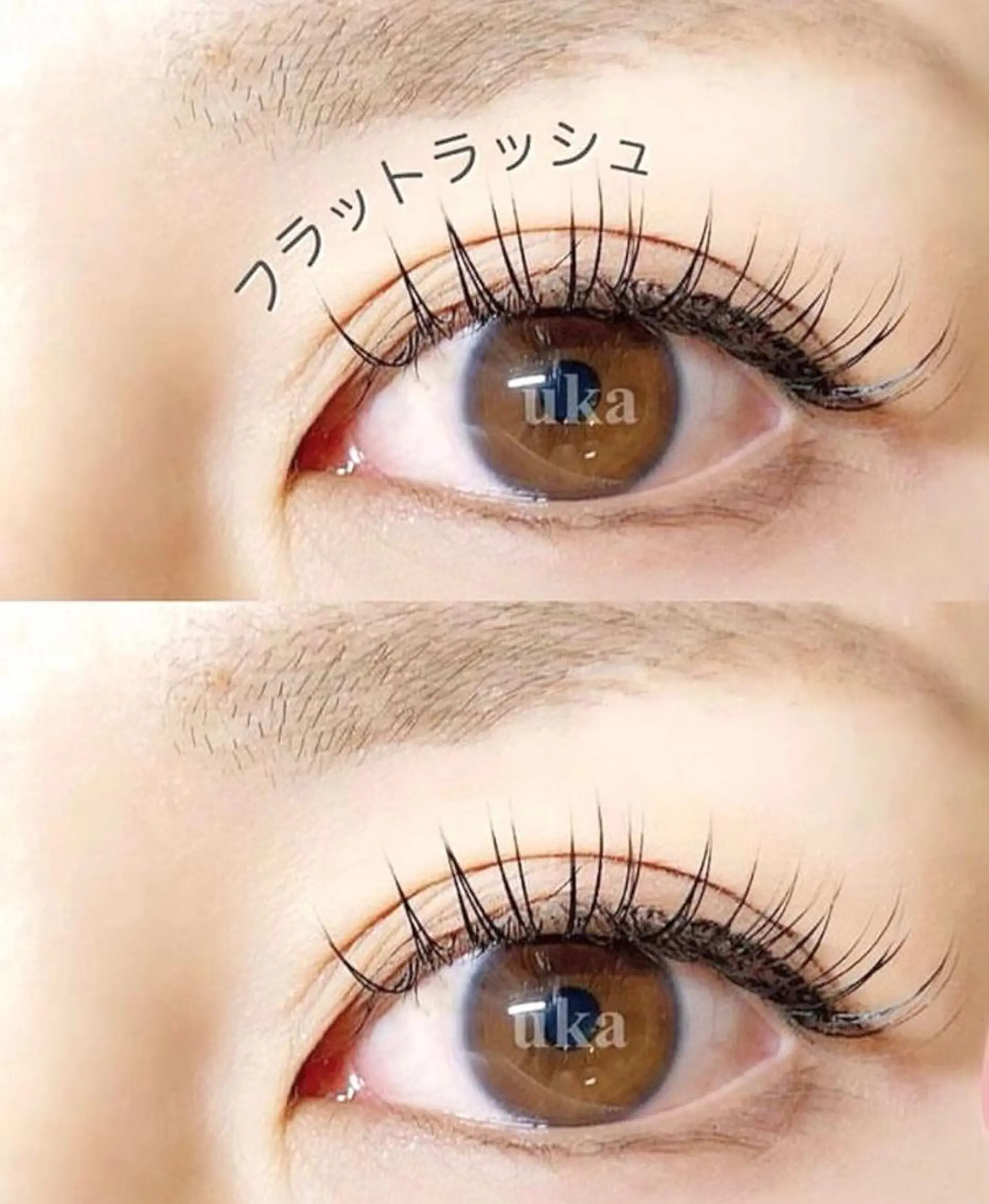 マツエク・マツパ フラットラッシュ eyelash  salon  nuit【ニュイ】所属・nuit 【ニュイ】 大宮 /　yucaのマツエク・マツパデザイン