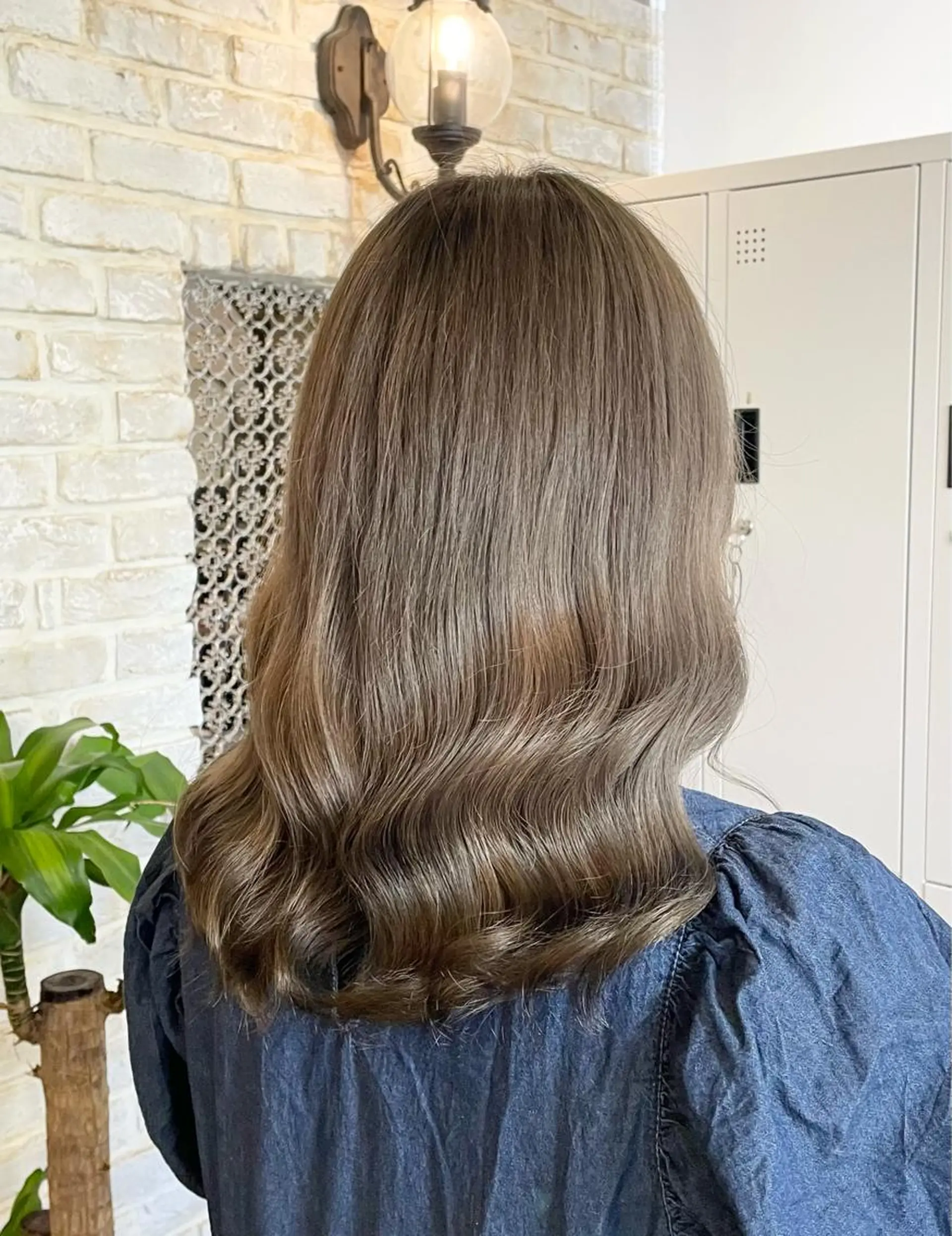 セミロング ヘアカラー トリートメント 🎀韓国ヘア Riho🎀のヘアスタイル