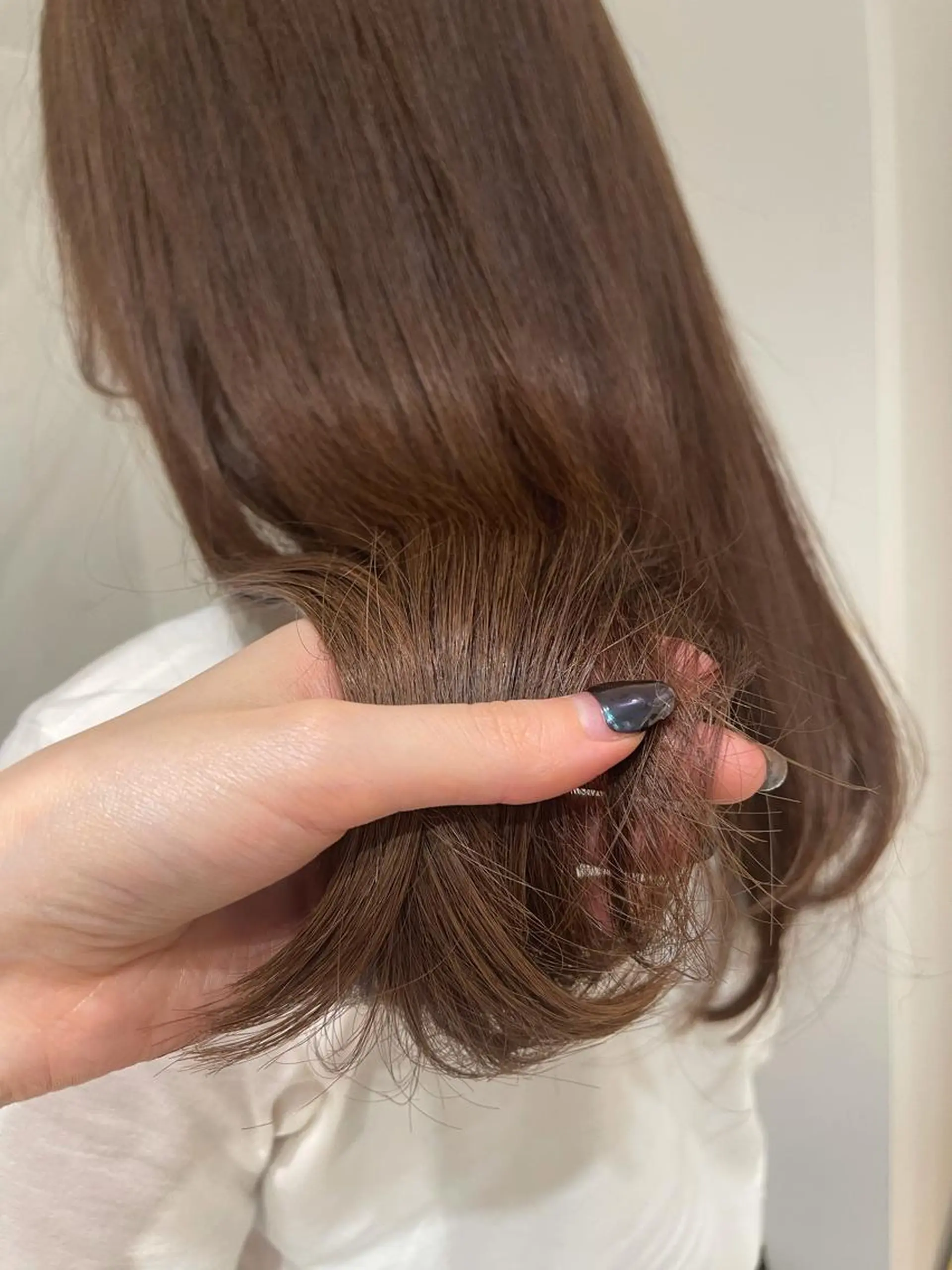 ロング カラー ベージュカラー ブラウンカラー ブラウンベージュ ラベンダー/レイヤー スタイル🤎mamiのヘアスタイル