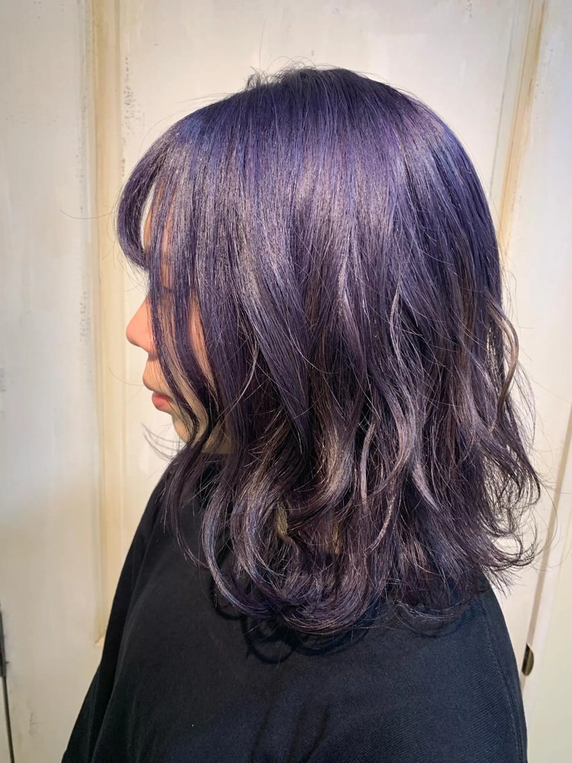 ミディアム カラー 韓国ヘア顔周りカット 艶髪ベージュtamaのヘアスタイル