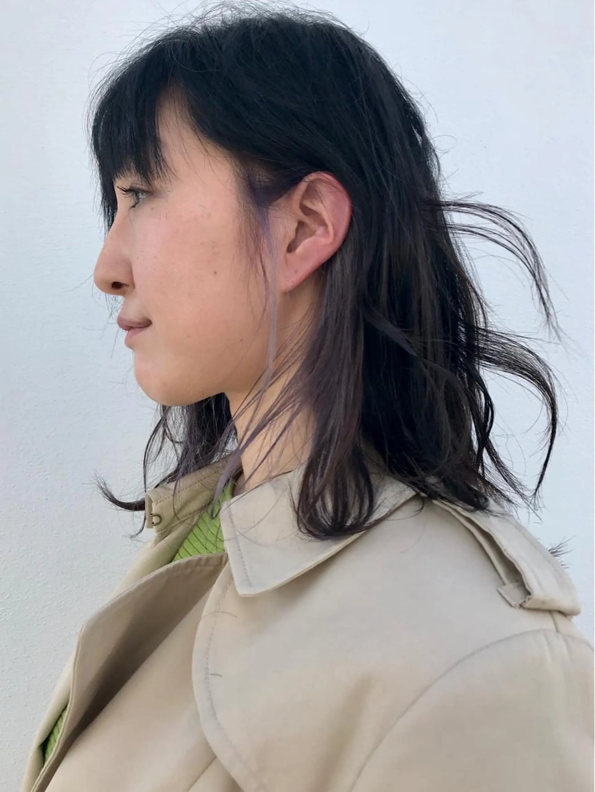 セミロング カラー steed tokyo所属・KOOKI スティードトーキョーのヘアスタイル