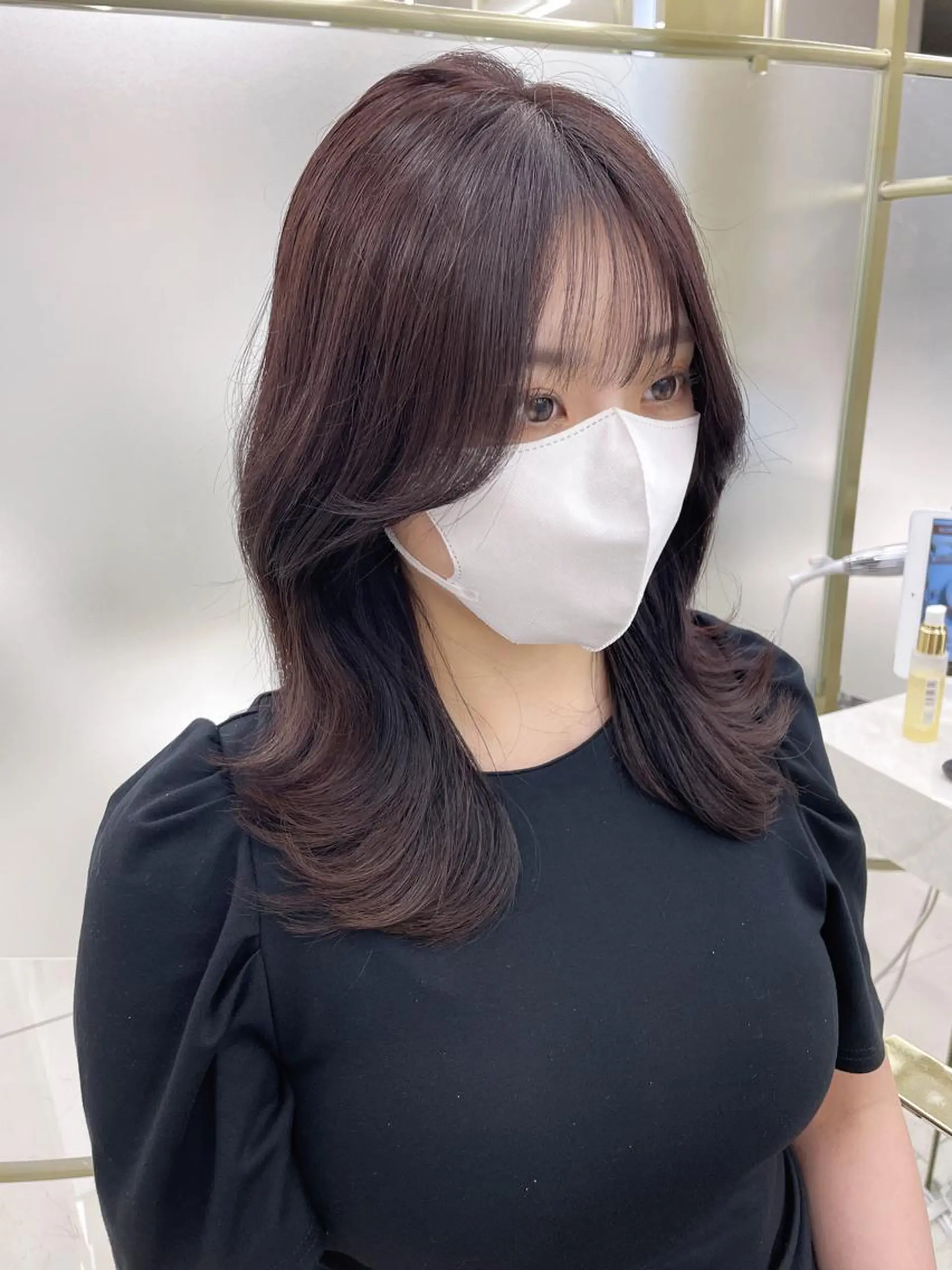 ミディアム カラー COA GINZA 空也/前髪/顔まわりのヘアスタイル