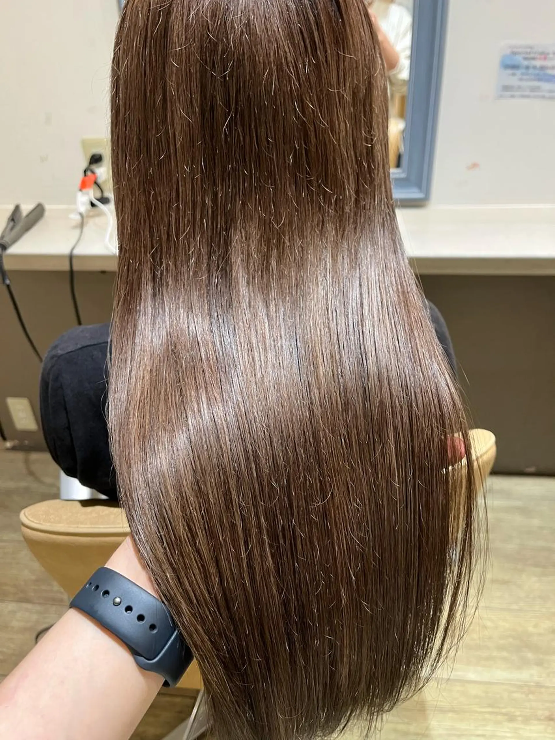 ロング カラー 中山 響希のヘアスタイル