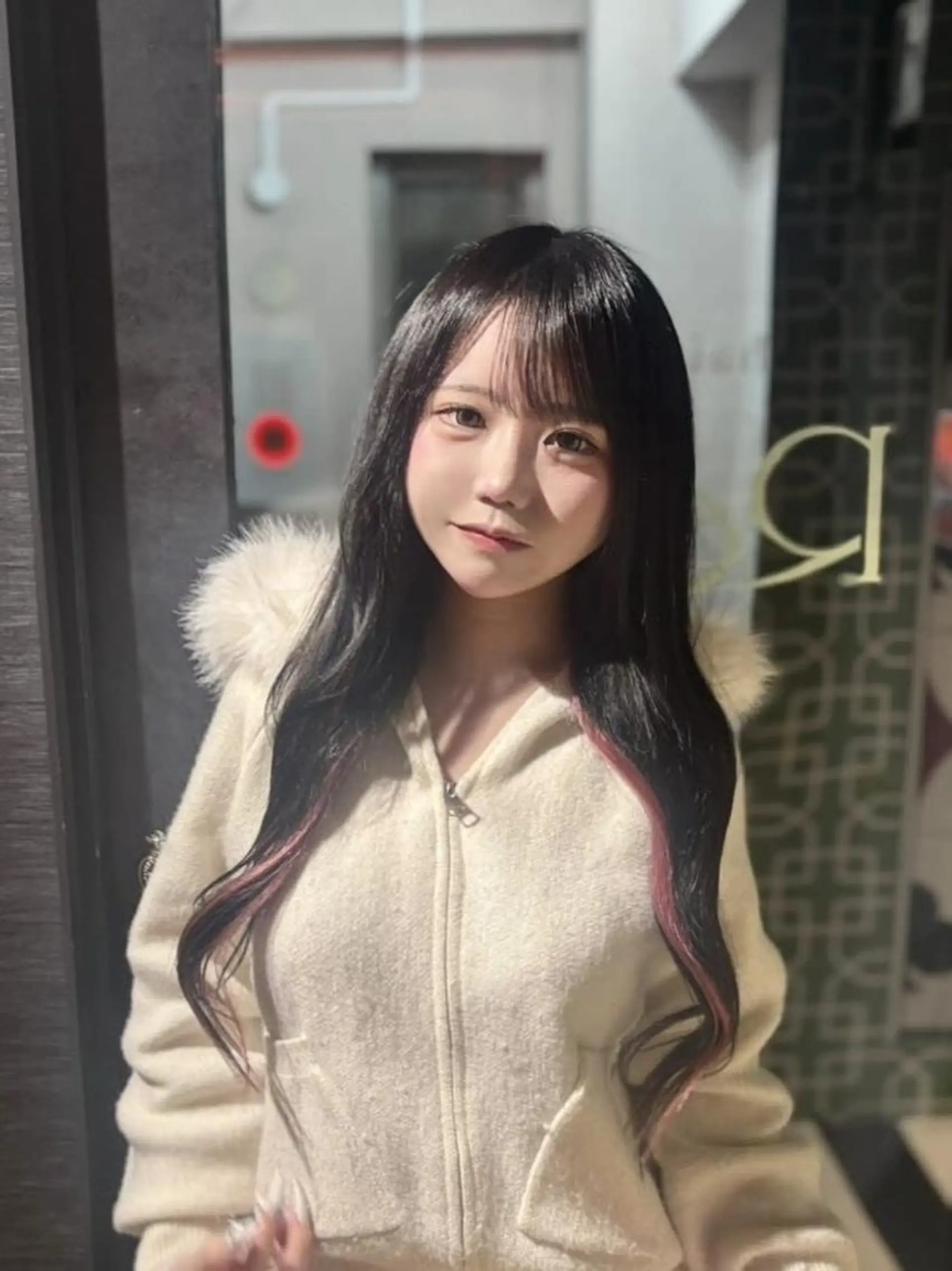 ロング ヘアカラー エクステ Reflet 新宿/プルエクステのヘアスタイル