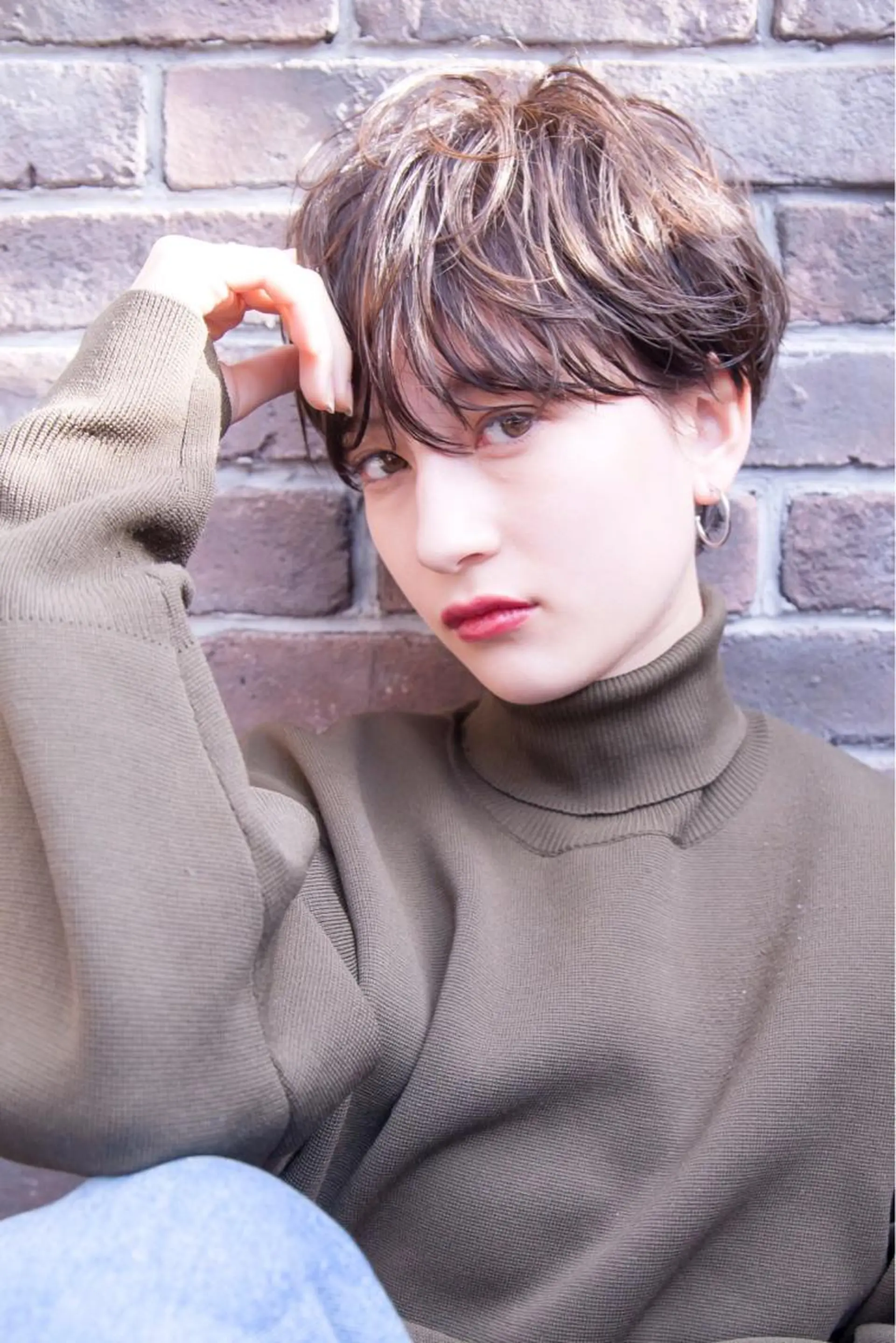 ショート カラー hao所属・西山 頌太のヘアスタイル