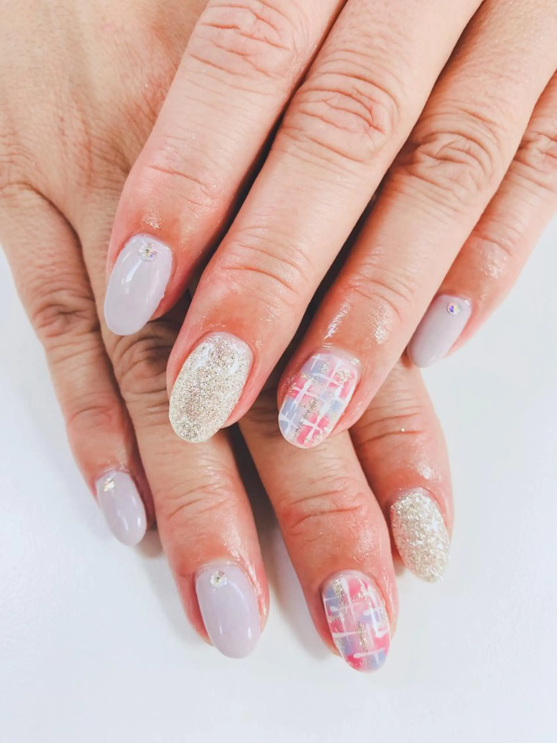 ネイル アートネイル ツイードネイル Lokahi NAILのネイルデザイン