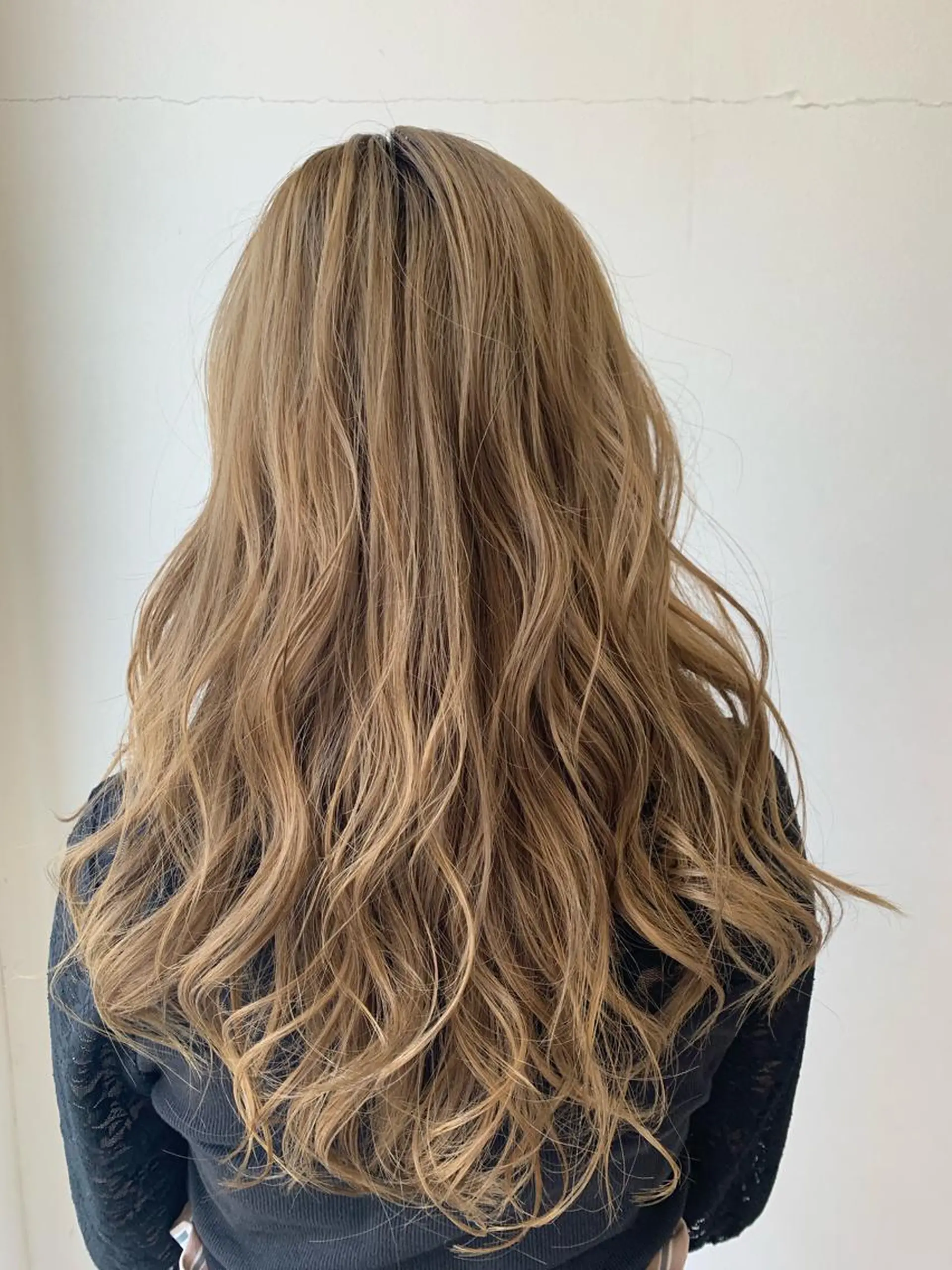 ロング カラー 木村 友香のヘアスタイル