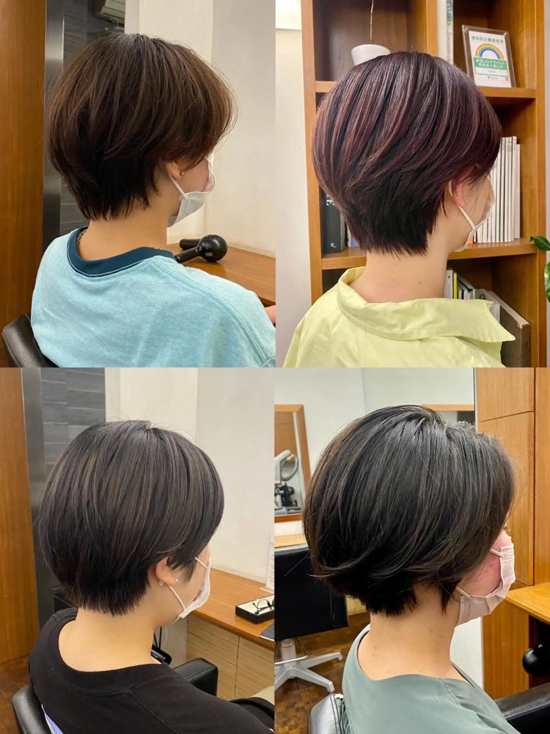 ショート カラー パーマ Paddle所属・似合わせレイヤー/ レイヤーパーマ/高倉のヘアスタイル