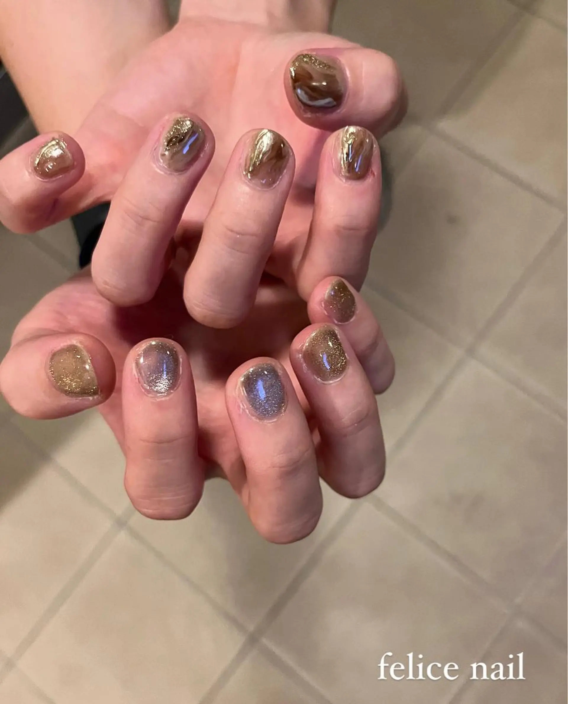 ネイル マグネットネイル felice nailのネイルデザイン