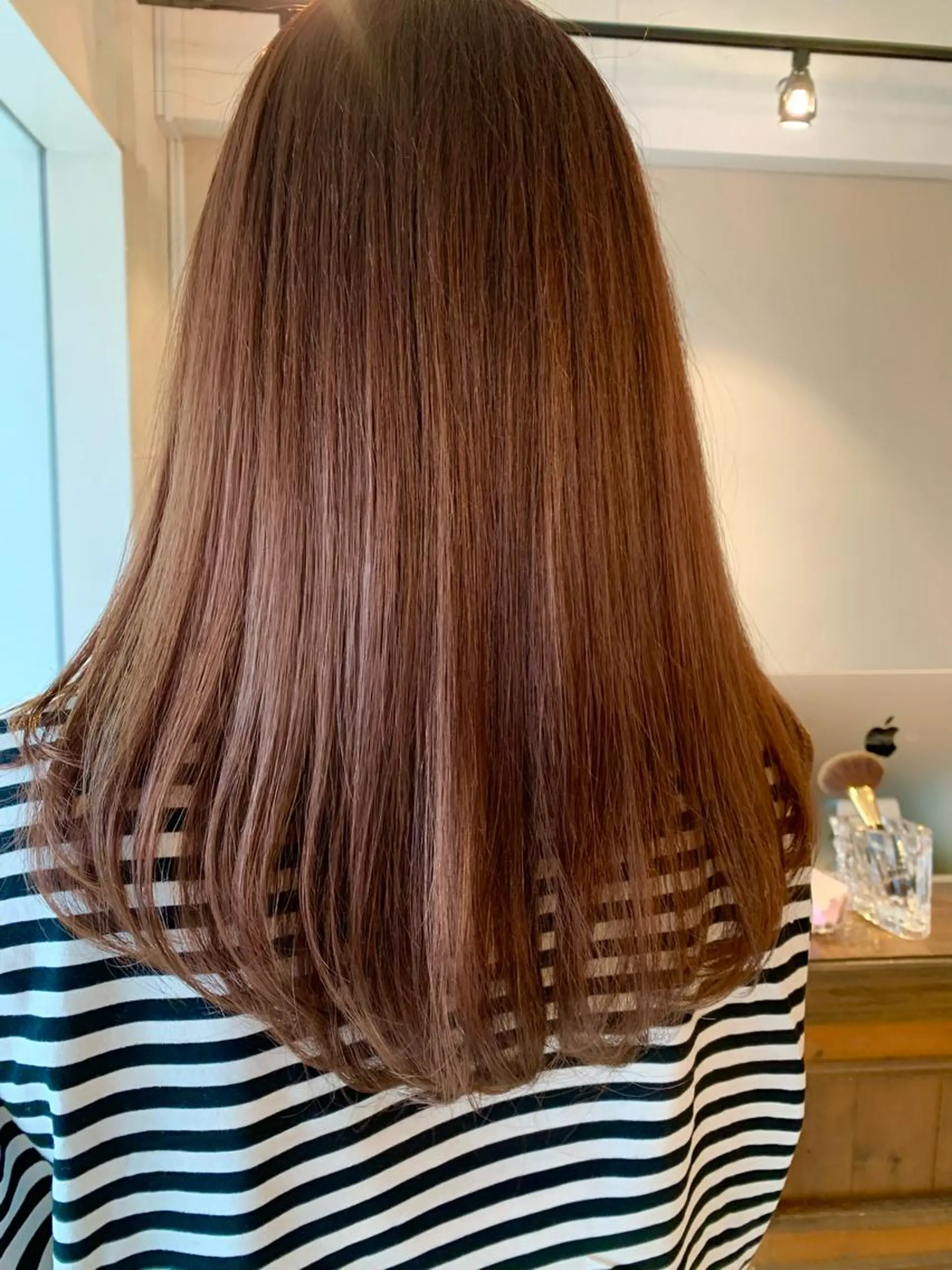 セミロング カラー カット ヘアカラー トリートメント ヘッドスパ 透明感/オリーブ/ グレージュ/YUKAのヘアスタイル