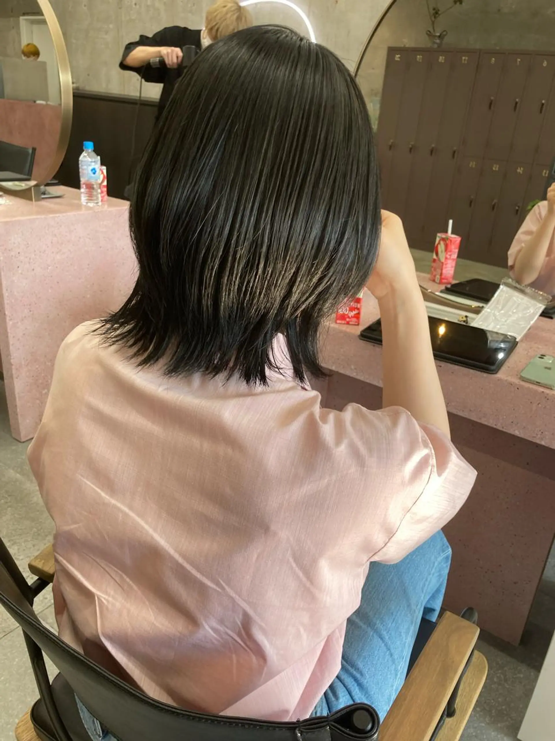 ミディアム カラー カット 縮毛矯正 小木曽智美 /ボブ/ショートのヘアスタイル